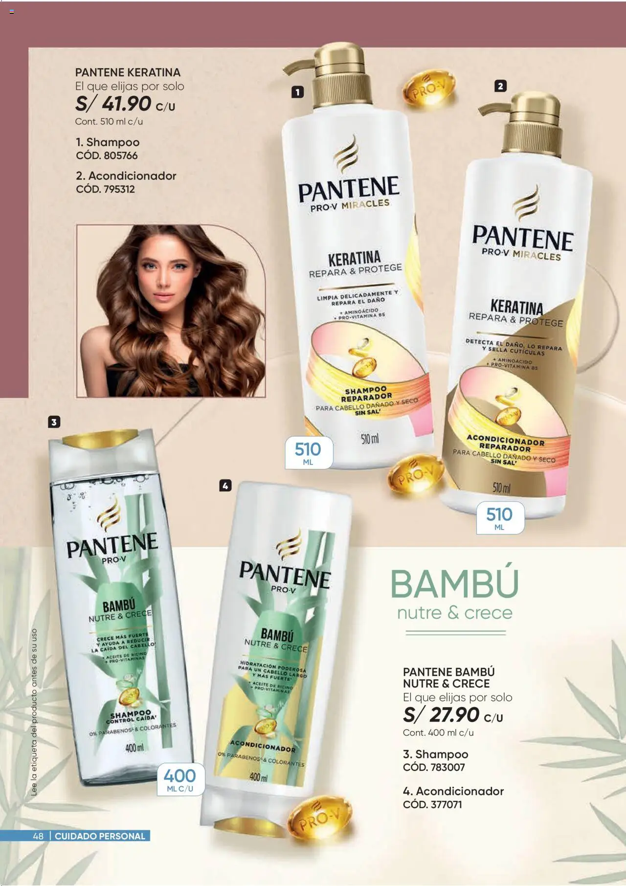 Catálogo Azzorti válido desde 15.09.2025 | Página: 48 | Productos: Shampoo, Acondicionador, Aceite