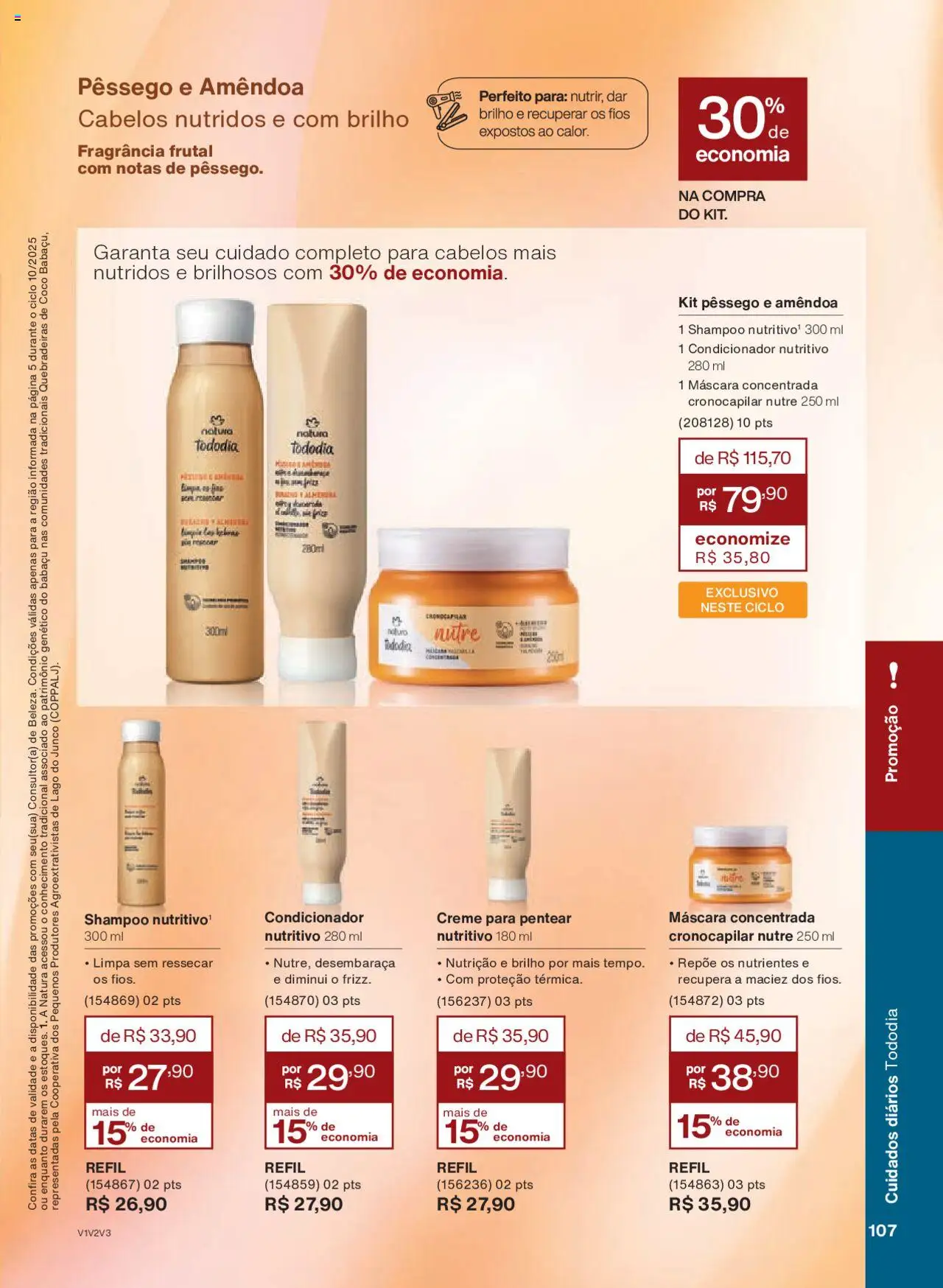 Natura Folheto - válido de 05.06.2025 | Página: 107 | Produtos: Coco, Shampoo, Fragrância, Creme para pentear