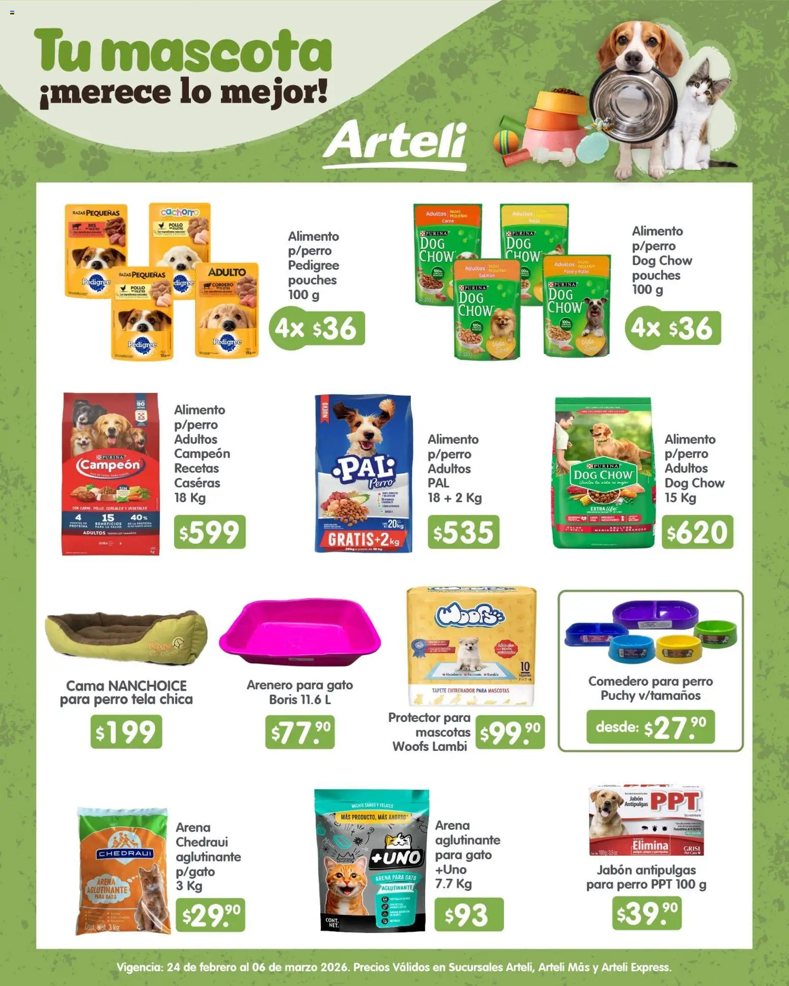 Nuevas ofertas de Arteli válidas en toda la República Mexicana desde el 24.02.2026. ¡Encuentra las mejores ofertas en Arteli folleto Quincenal! | Página: 18 | Productos: Cereales, Cama, Tapete, Jabón