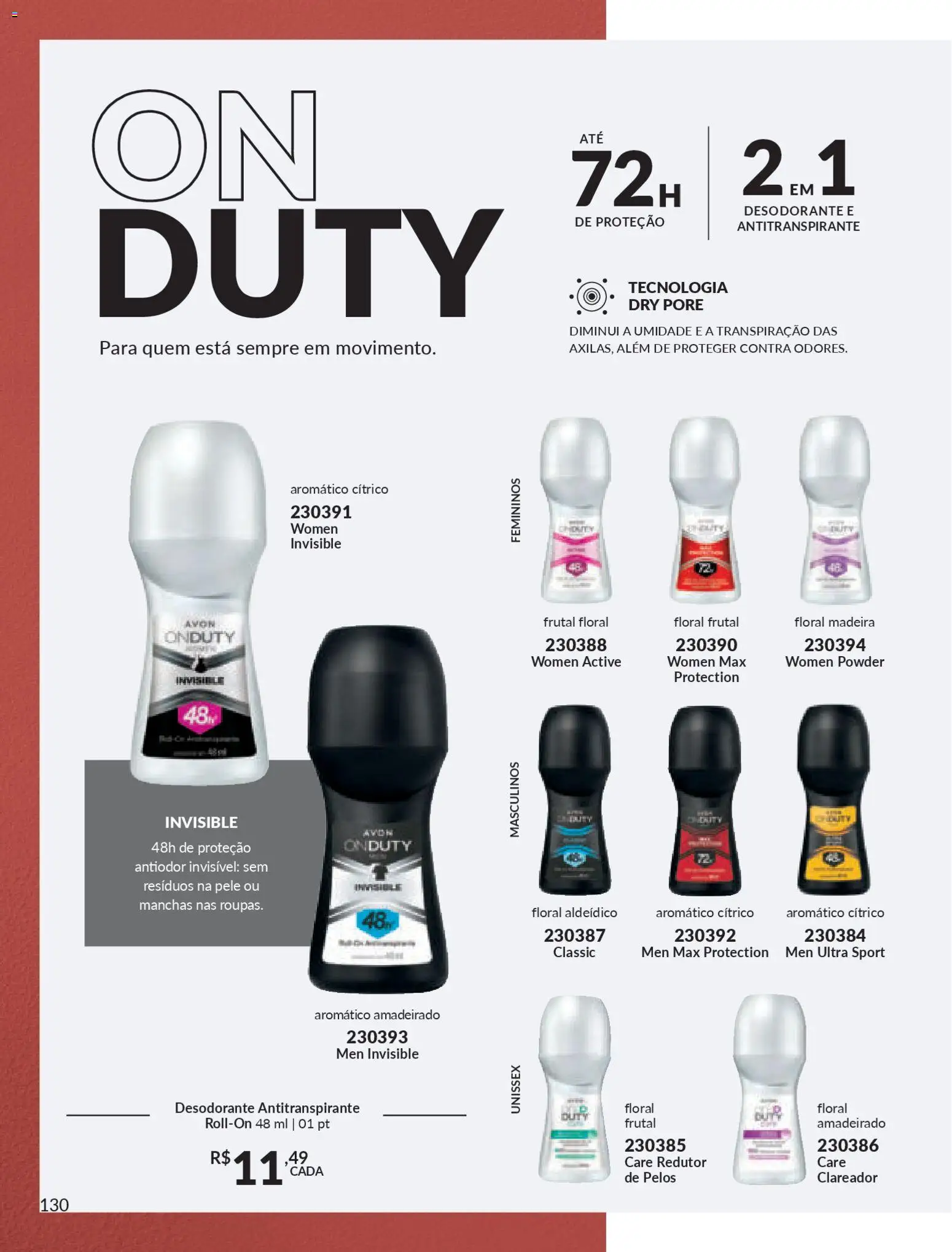 Avon Folheto - válido de 19.12.2025 | Página: 130 | Produtos: Desodorante