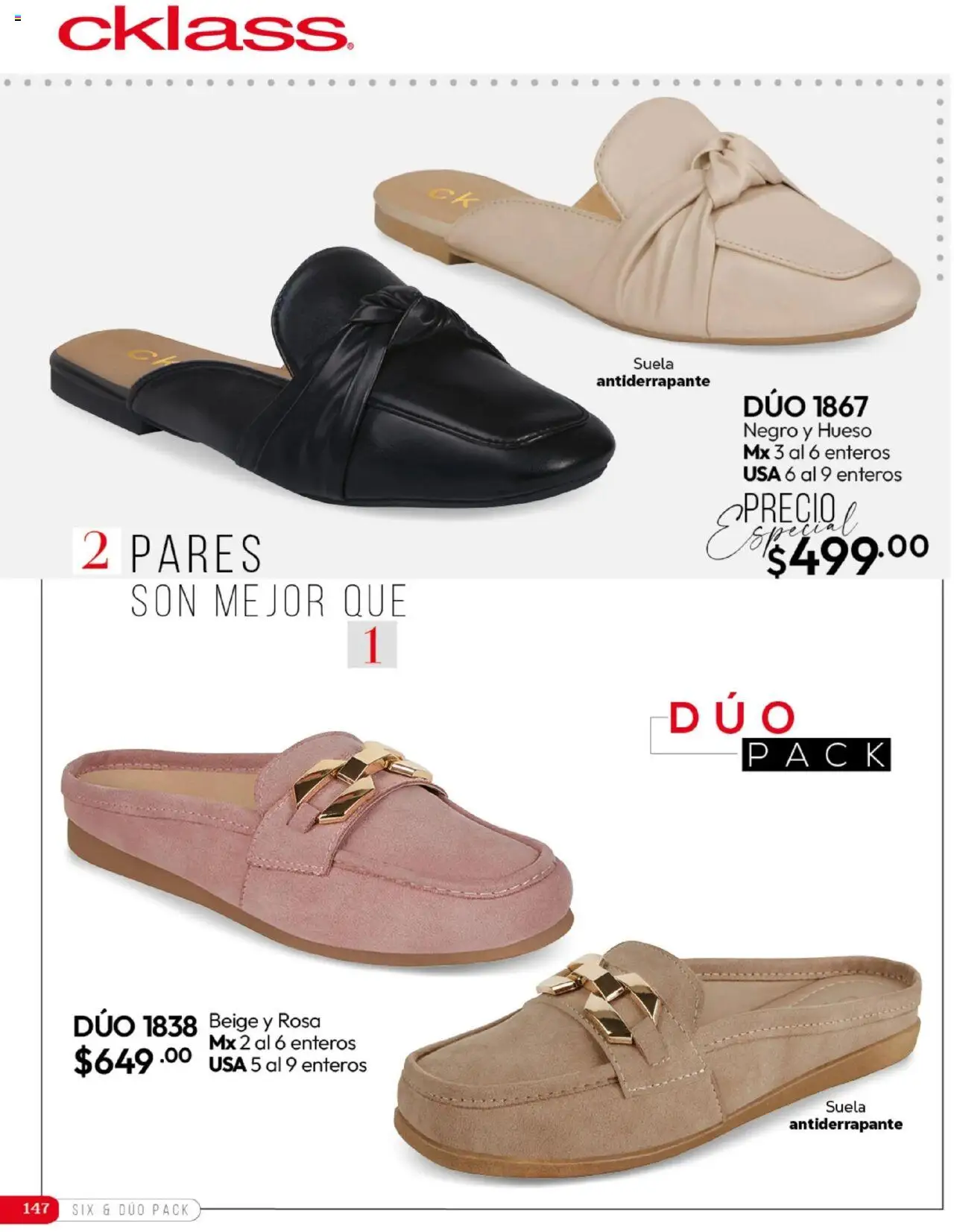 Nuevas ofertas de Cklass válidas en toda la República Mexicana desde el 16.09.2025. ¡Encuentra las mejores ofertas en Cklass - Catálogo Invierno Calzado! | Página: 148