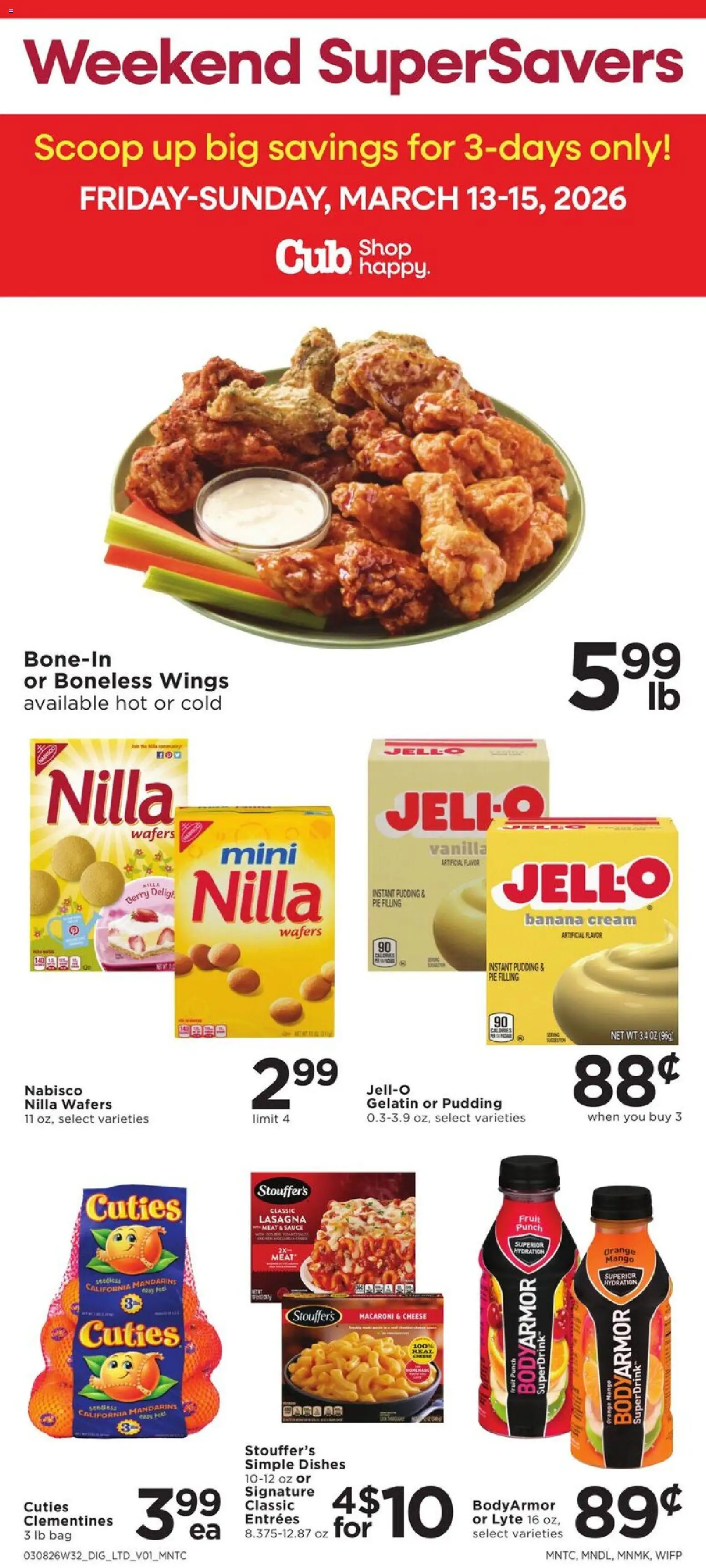 Cub Foods Weekly Ad - valid from 08.03.2026 | Page: 7 | Products: Mandarins, Cheese, Cream, Mango