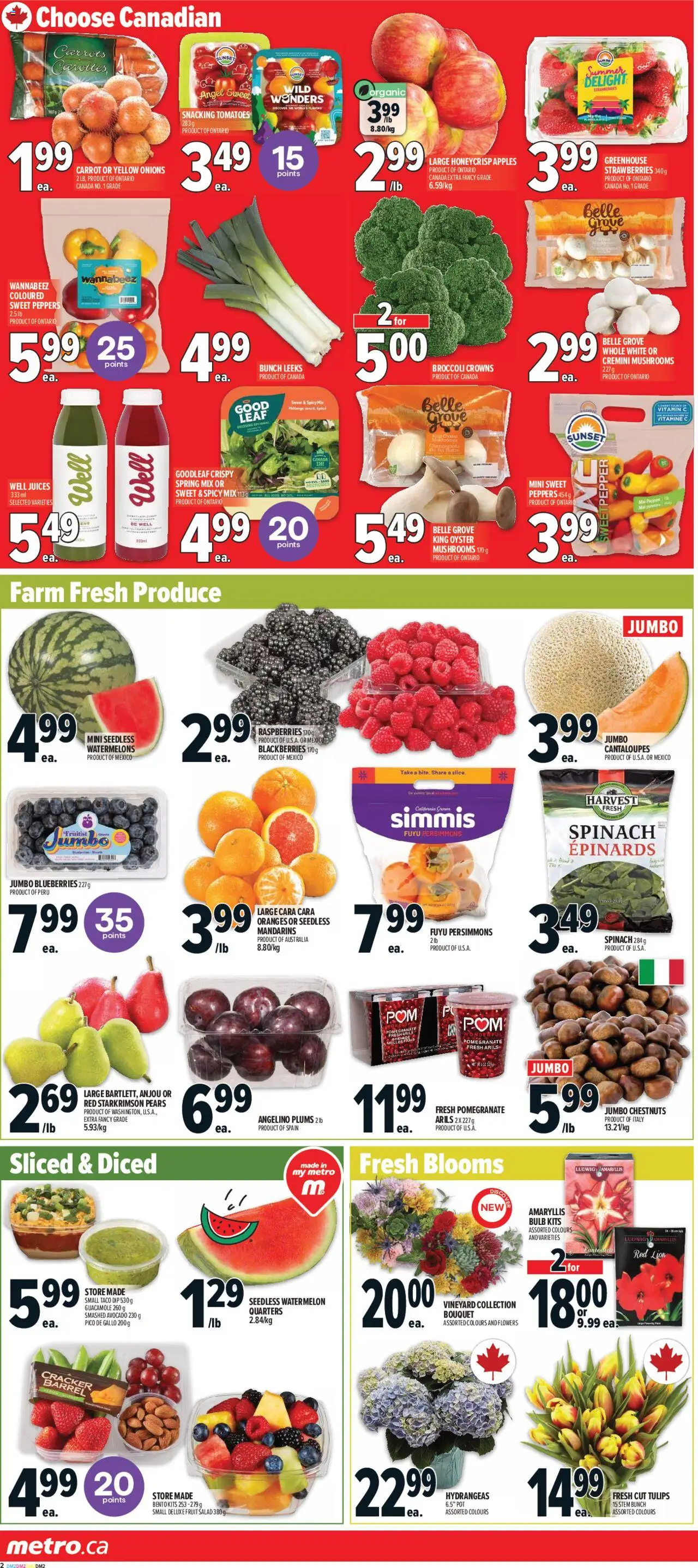 Metro flyer valid from 16.10.2025 | Page: 6 | Products: Strawberries, Carrot, Salad, Tomatoes