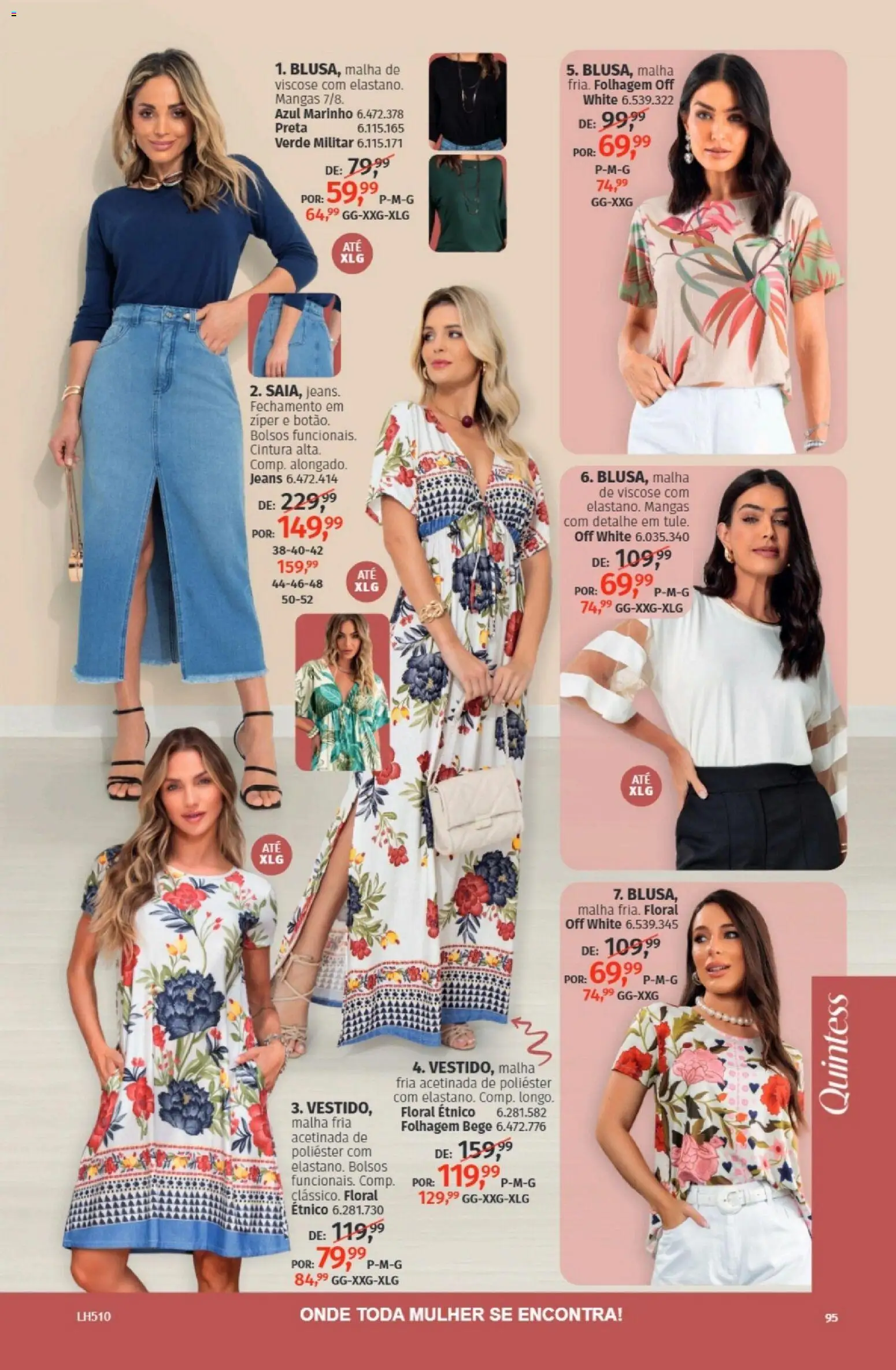 Quatro Estações Folheto - válido de 01.01.2026 | Página: 95 | Produtos: Mangas, Jeans