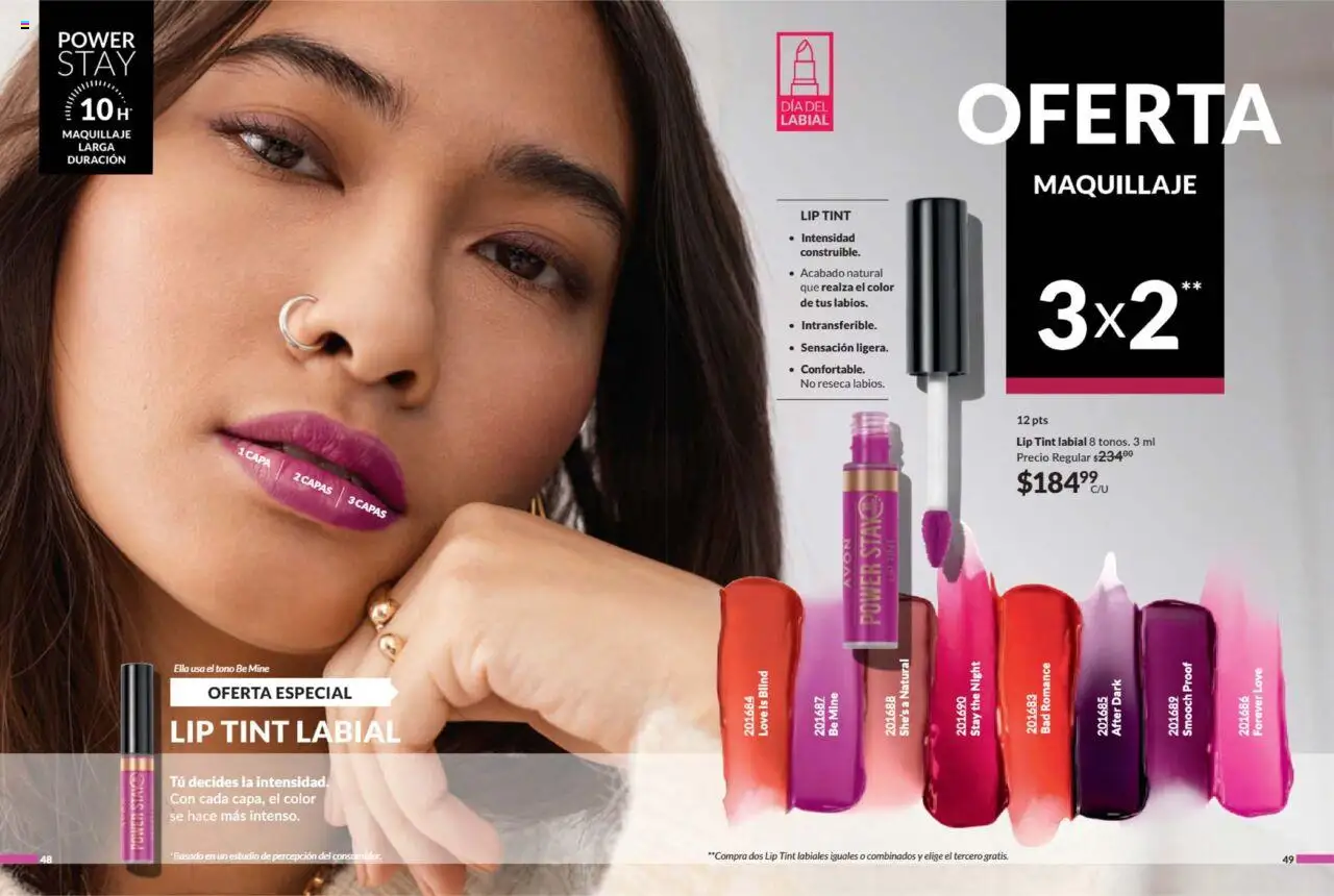 Nuevas ofertas de AVON válidas en toda la República Mexicana desde el 11.07.2025. ¡Encuentra las mejores ofertas en AVON campaña 11 2025! | Página: 26 | Productos: Maquillaje