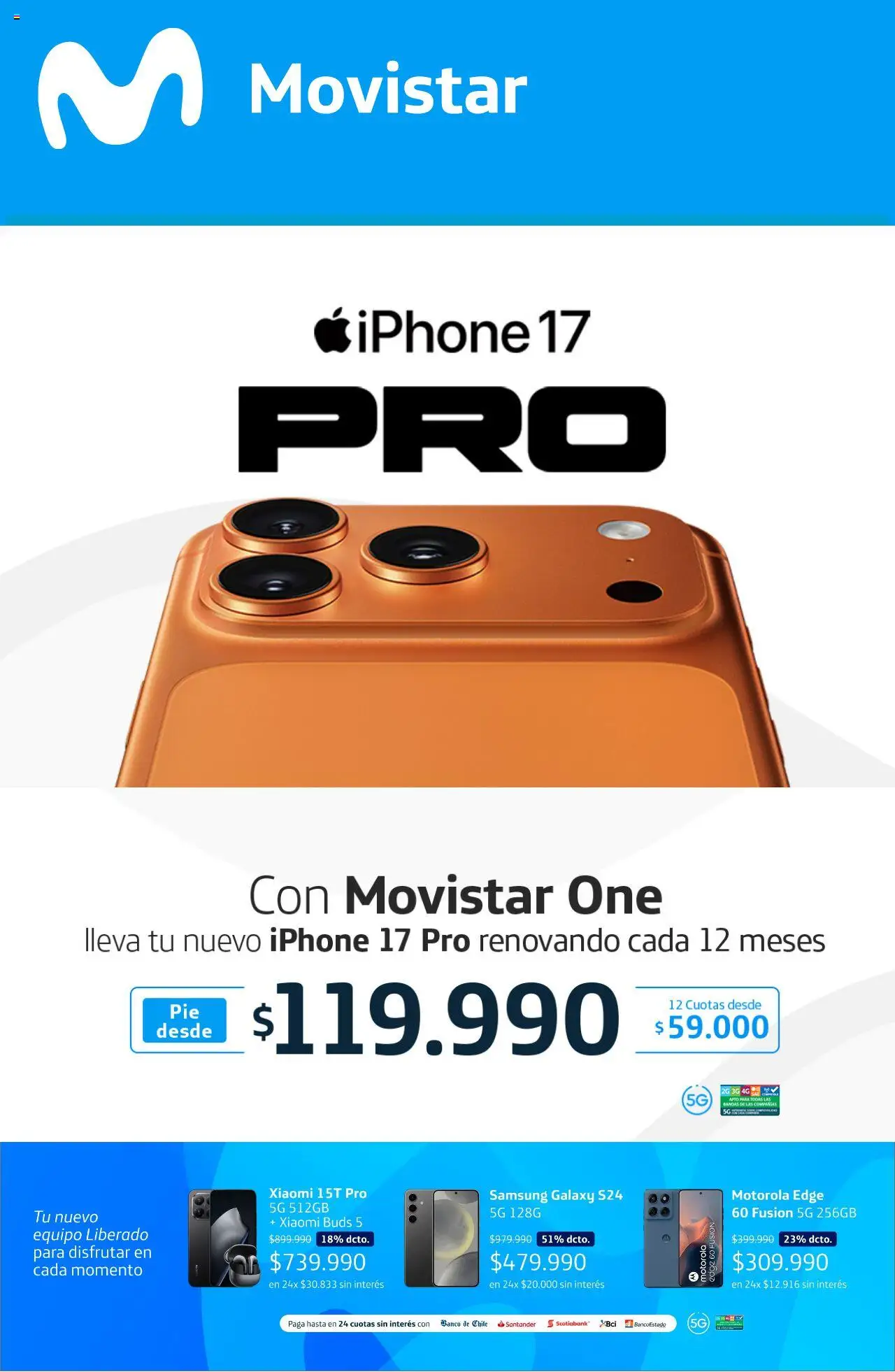 Movistar ofertas  │ válido desde el 14.10.2025 | Página: 1 | Productos: Banco