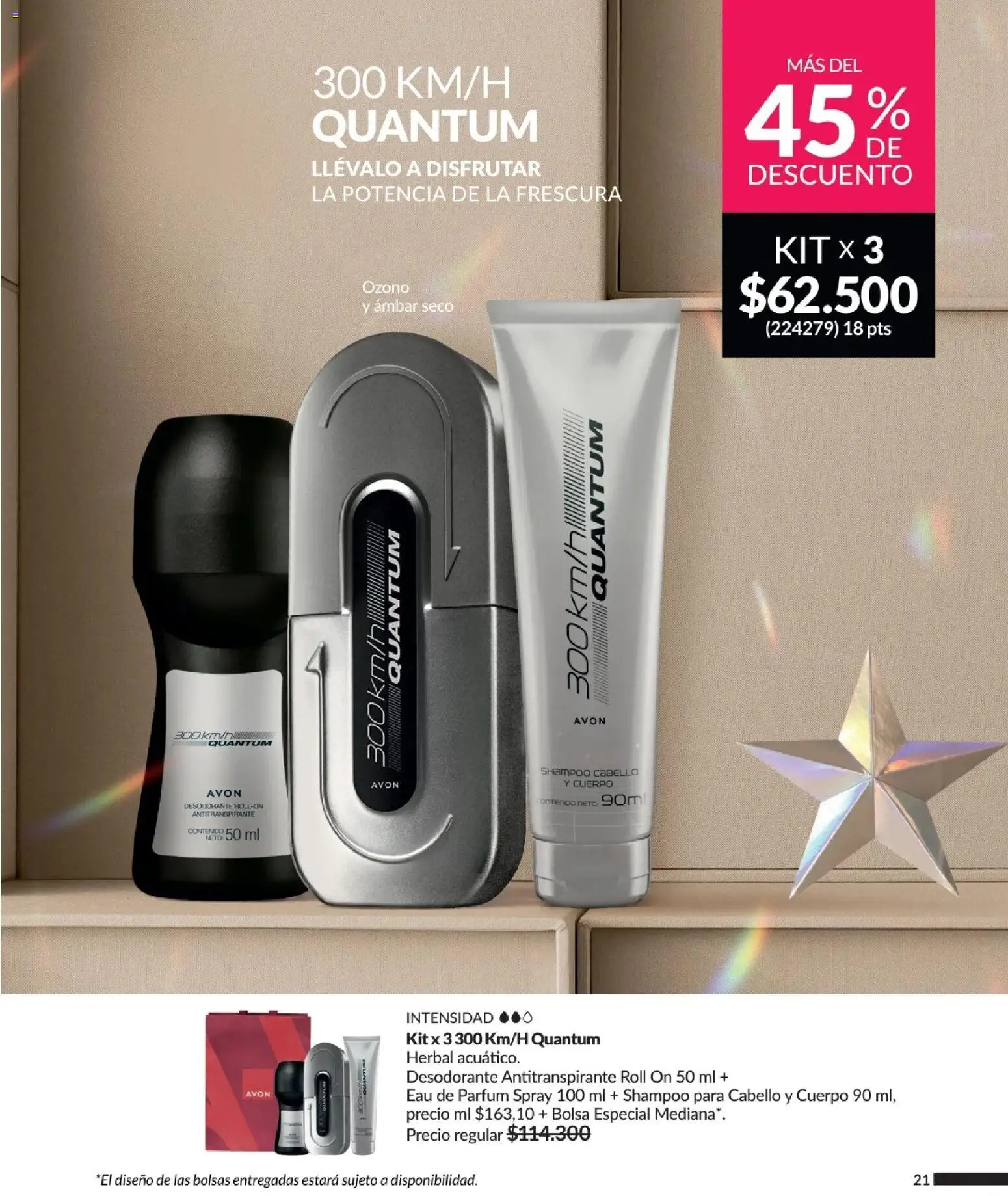 Avon revista - valida desde el 01.12.2025 | Página: 25 | Productos: Bolsa, Shampoo, Desodorante, Antitranspirante