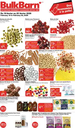 Preview of Bulk Barn weekly flyer / circulaire from shop Bulk Barn valid from 19.02.2026