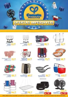 Cometa Supermercados - Ofertas Imperdíveis - Pré-Visualização do folheto da loja Cometa Supermercados, válido de 16.12.2025 | Página: 1 | Produtos: Ventilador, Varal de teto, Garrafa térmica, Copos