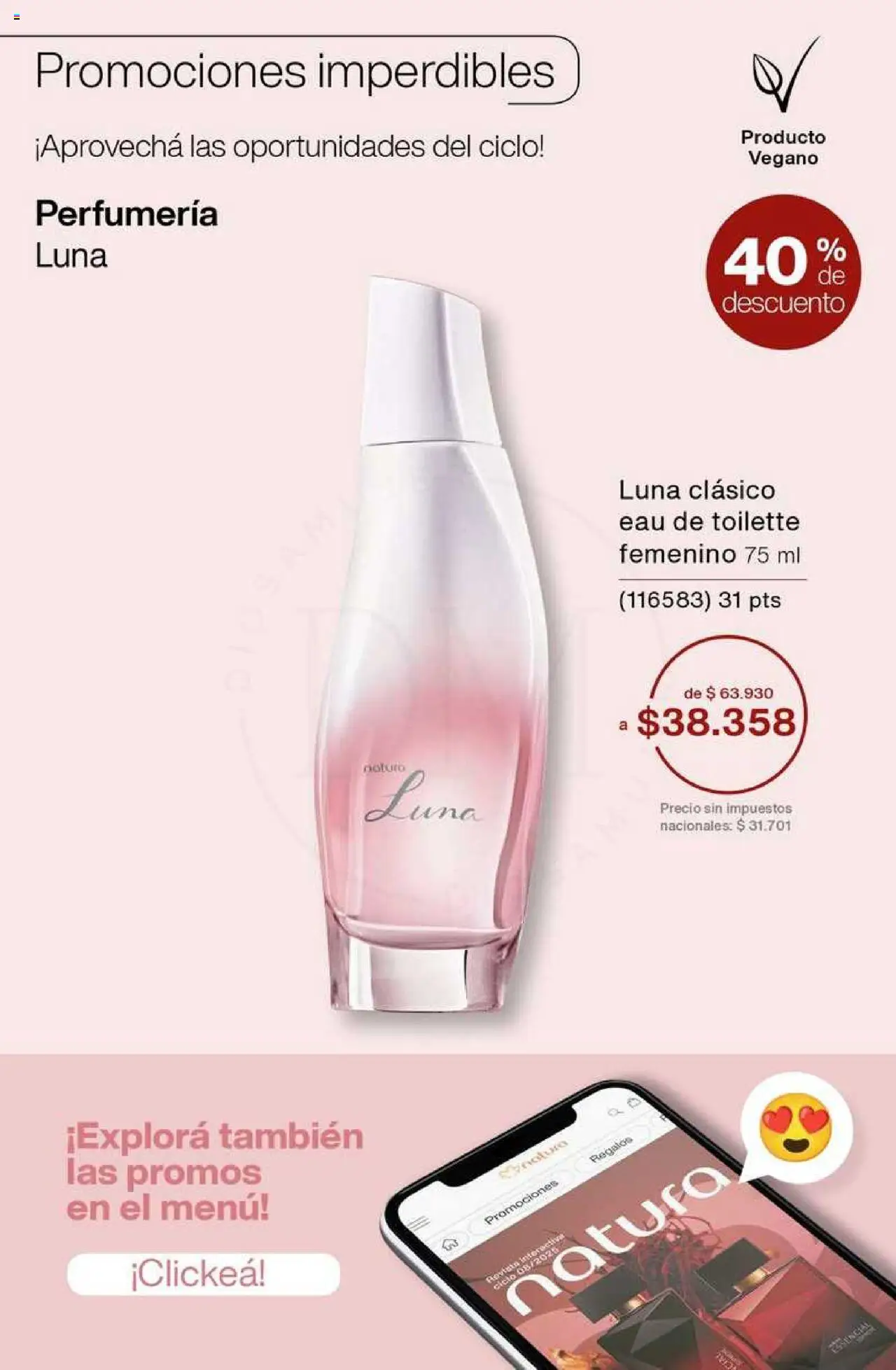 Catálogo Natura Ciclo 8 │ válido desde el 03.06.2025 | Página: 15 | Productos: Eau de toilette