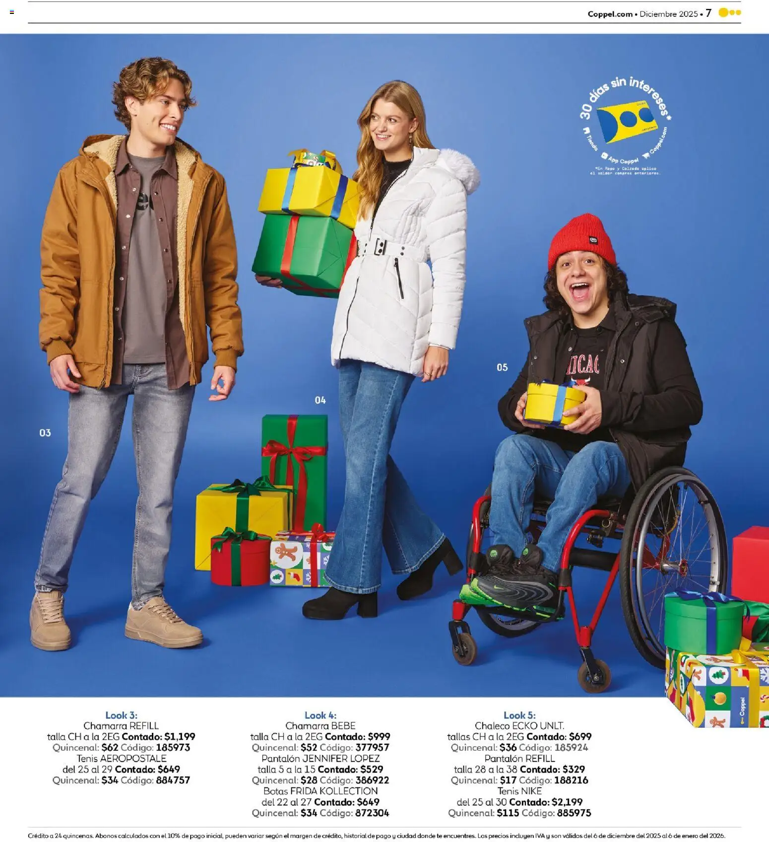 Nuevas ofertas de Coppel válidas en toda la República Mexicana desde el 06.12.2025. ¡Encuentra las mejores ofertas en Coppel catálogo Encuentra todo para el intercambio! | Página: 7 | Productos: Tenis, Botas, Chamarra, Té