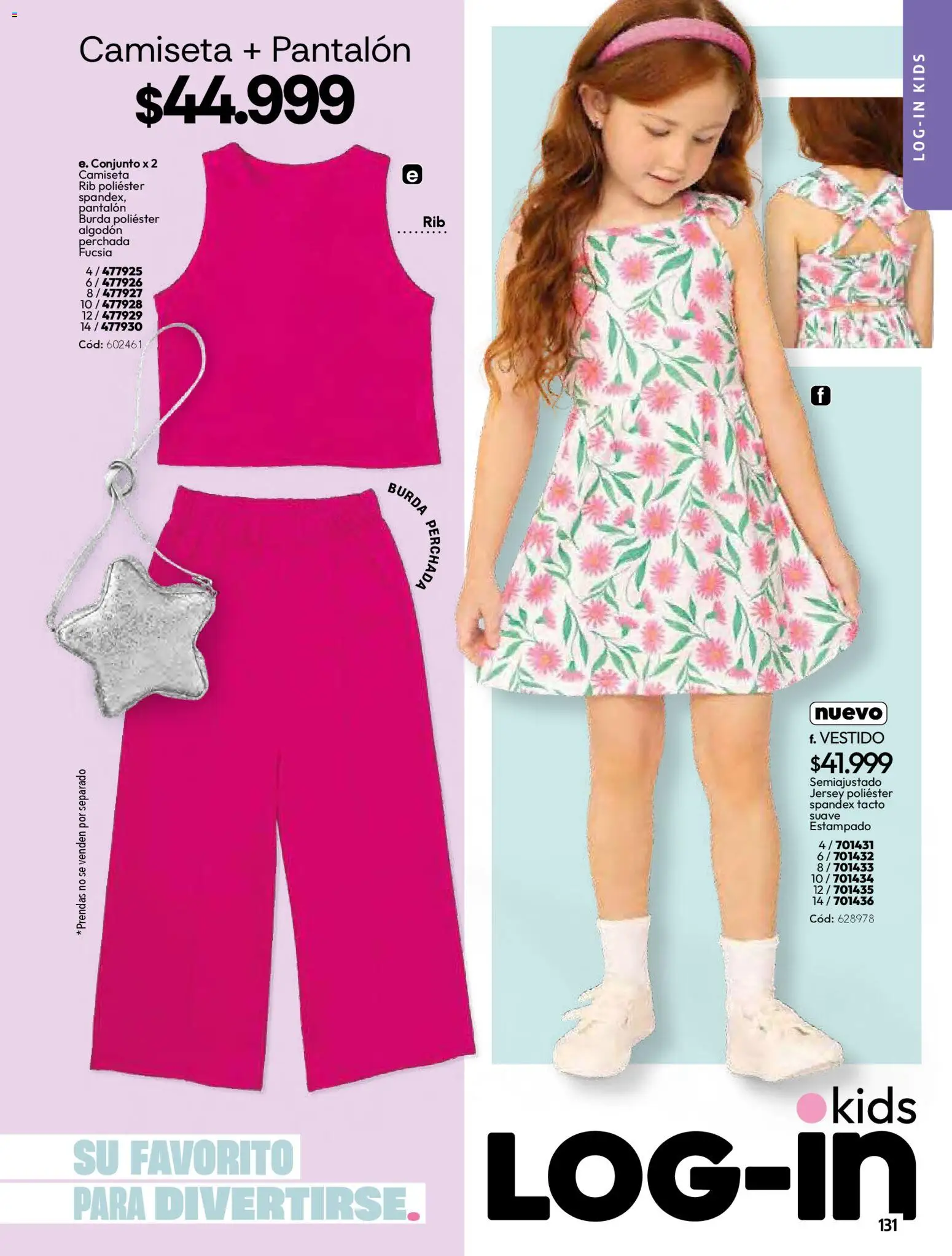 Pacifika revista - valida desde el 01.04.2026 | Página: 131 | Productos: Algodón, Camiseta, Vestido, Conjunto