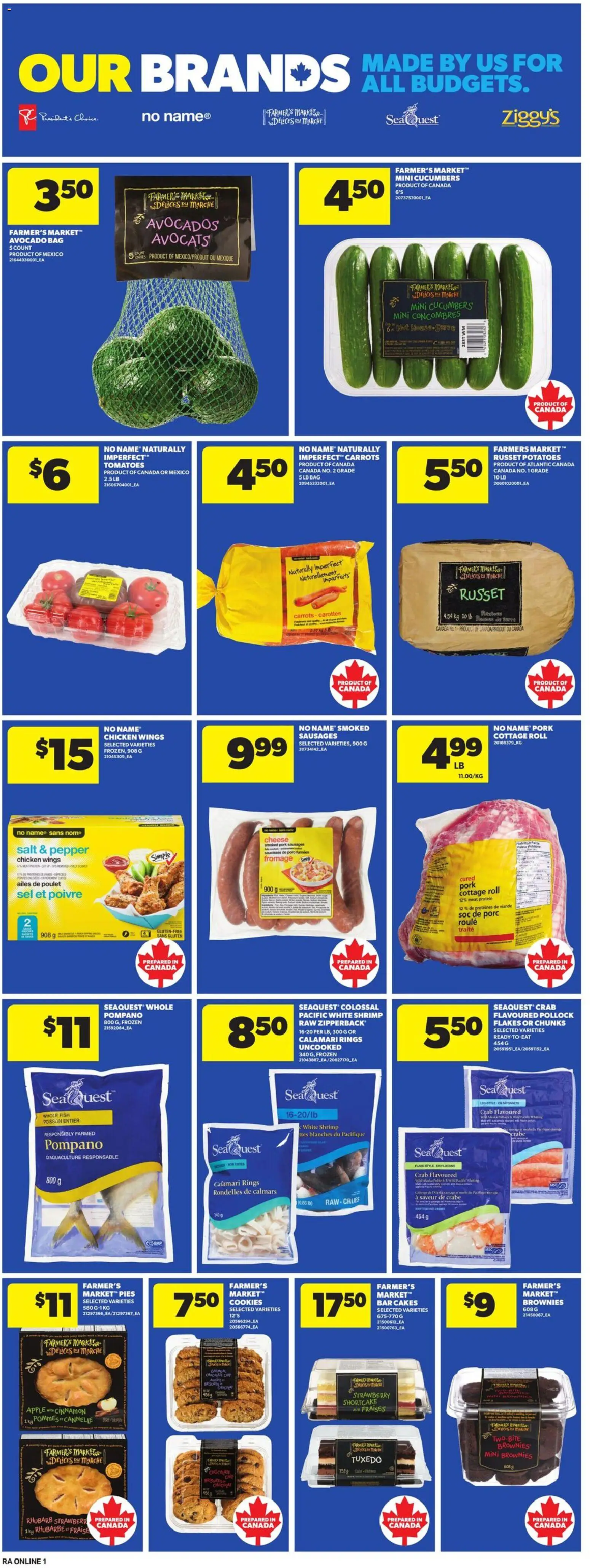 Atlantic Superstore flyer valid from 22.01.2026 | Page: 10 | Products: Cookies, Bag, Pork, Tomatoes