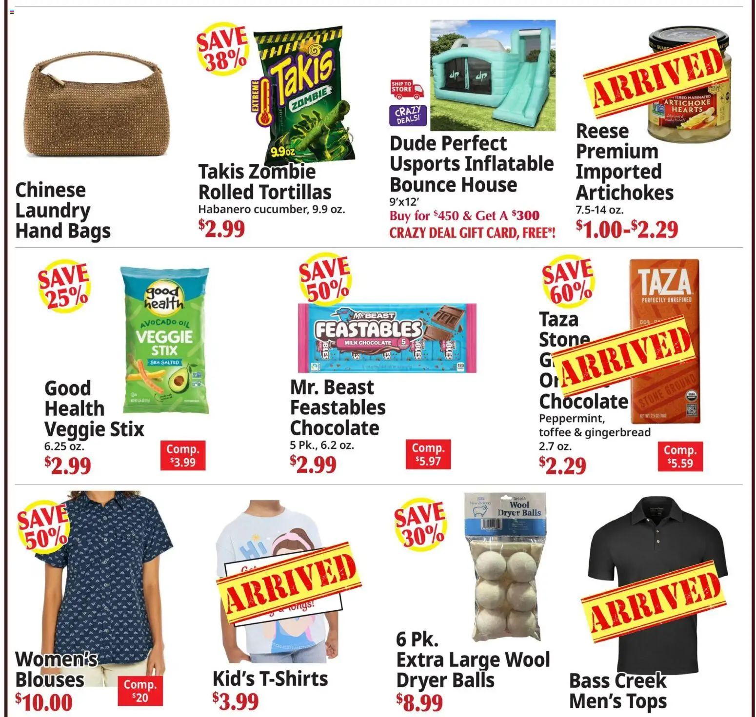 Ocean State Job Lot Weekly Ad - MA - valid from 08.01.2026 | Page: 7 | Products: Milk, Oil, Chocolate, Dryer