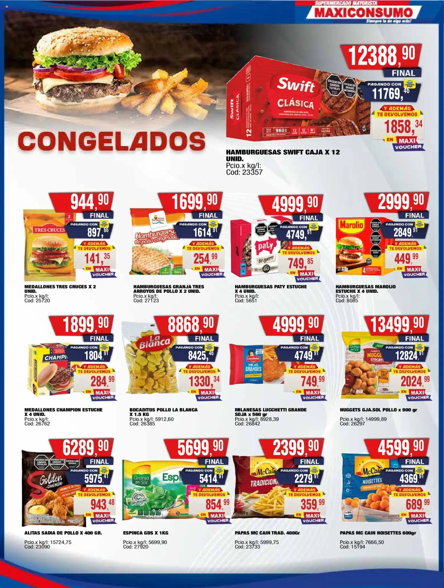 Maxiconsumo ofertas │ válido desde el 24.11.2025 | Página: 12 | Productos: Pollo, Caja, Estuche, Té