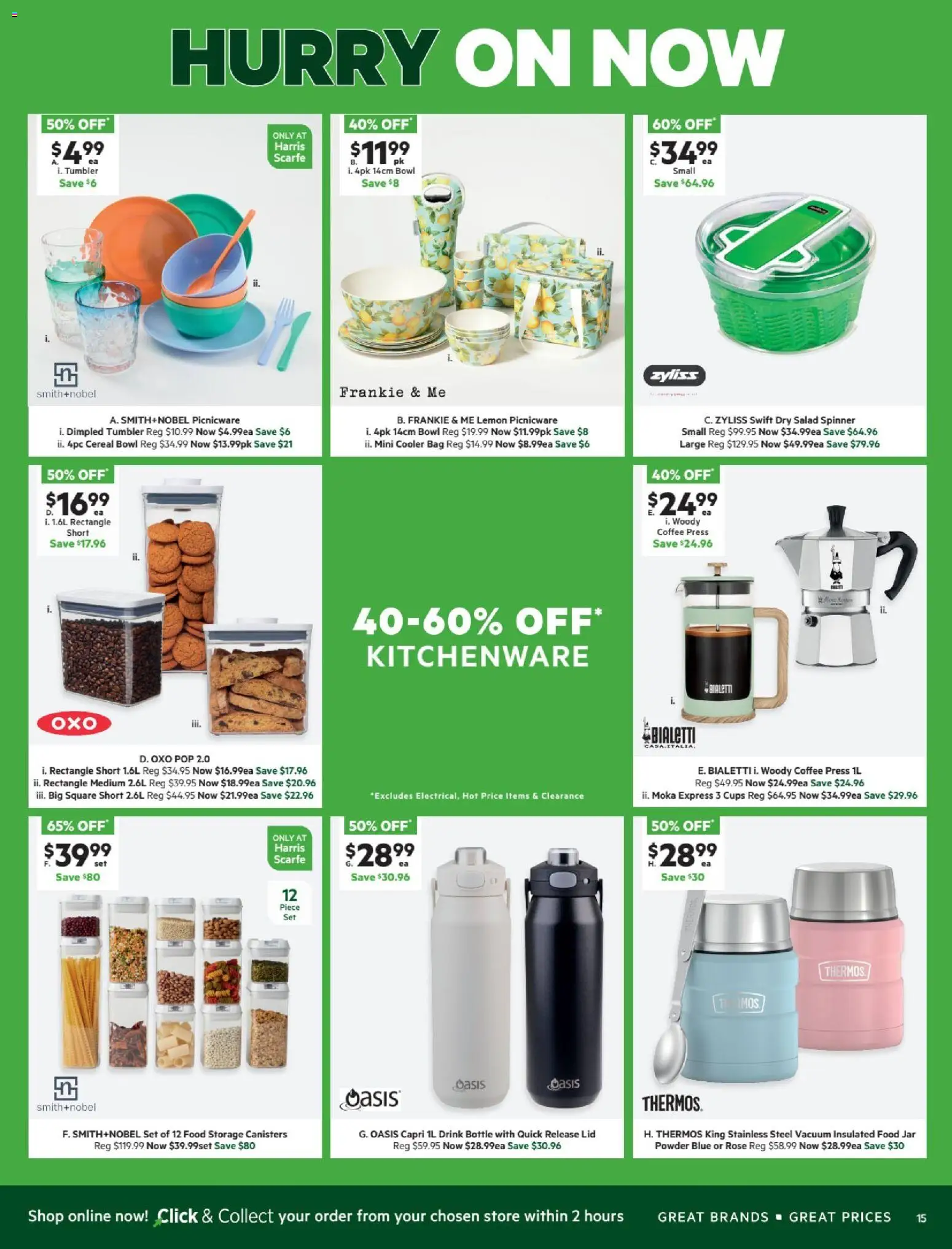 Harris Scarfe catalogue - valid from 24.12.2025 | Page: 15 | Products: Cups, Cereal, Salad, Lemon