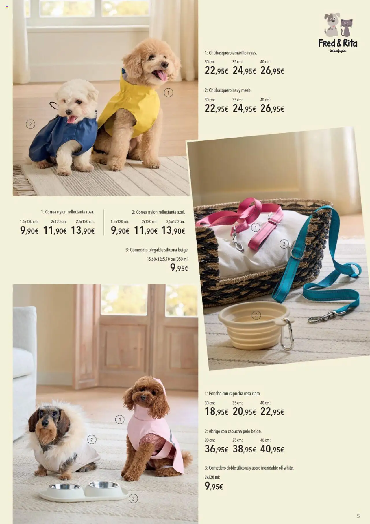 Nuevas ofertas de El Corte Inglés válidas en toda la República Mexicana desde el 01.10.2025. ¡Encuentra las mejores ofertas en El Corte Inglés - Catálogo Accesorios para tu mascota! | Página: 5 | Productos: Abrigo