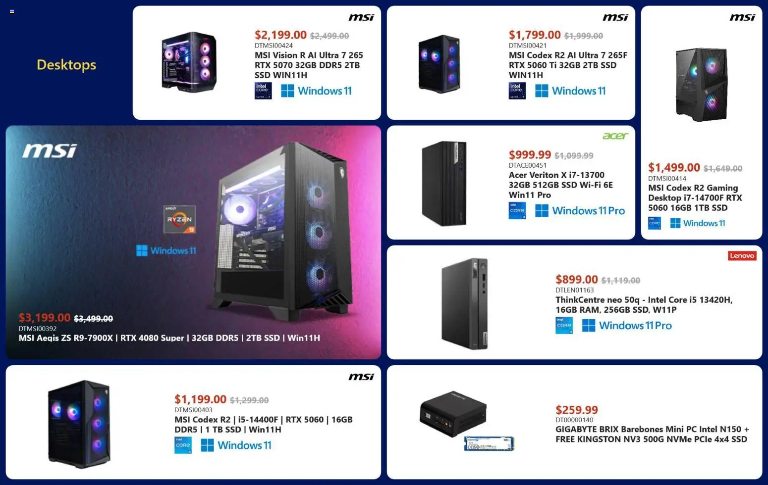 Canada Computers flyer valid from 07.11.2025 | Page: 2 | Products: PC