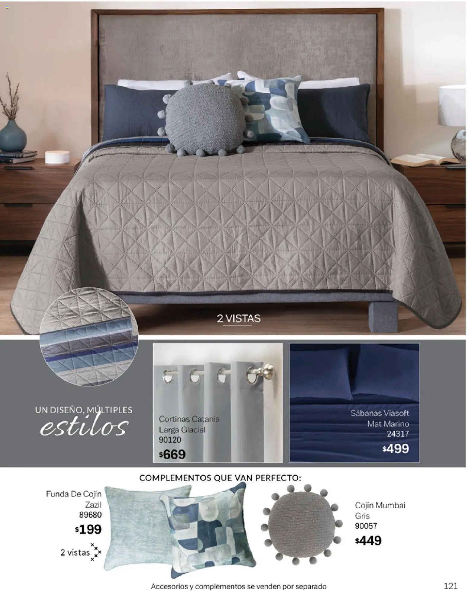 Nuevas ofertas de Vianney válidas en toda la República Mexicana desde el 06.03.2026. ¡Encuentra las mejores ofertas en Vianney catálogo Tu hogar, nuestra pasión! | Página: 123 | Productos: Funda, Sabanas, Cortinas