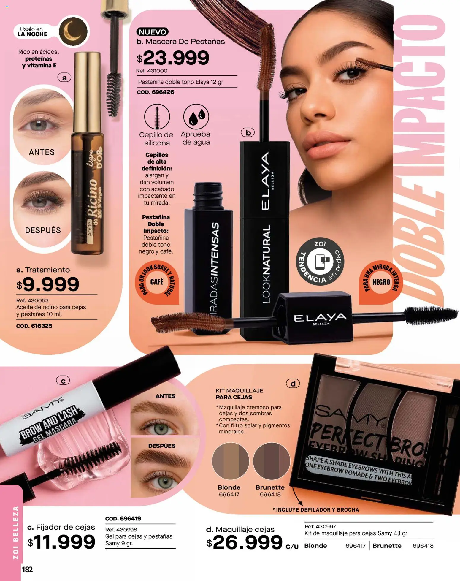 Carmel revista - valida desde el 01.01.2026 | Página: 182 | Productos: Agua, Depilador, Cepillo, Café