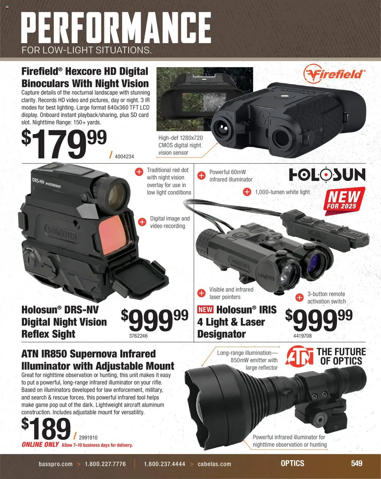Cabela's Hunting Master 25 - valid from 11.08.2025 | Page: 549 | Products: Sensor, Switch, Video, Game