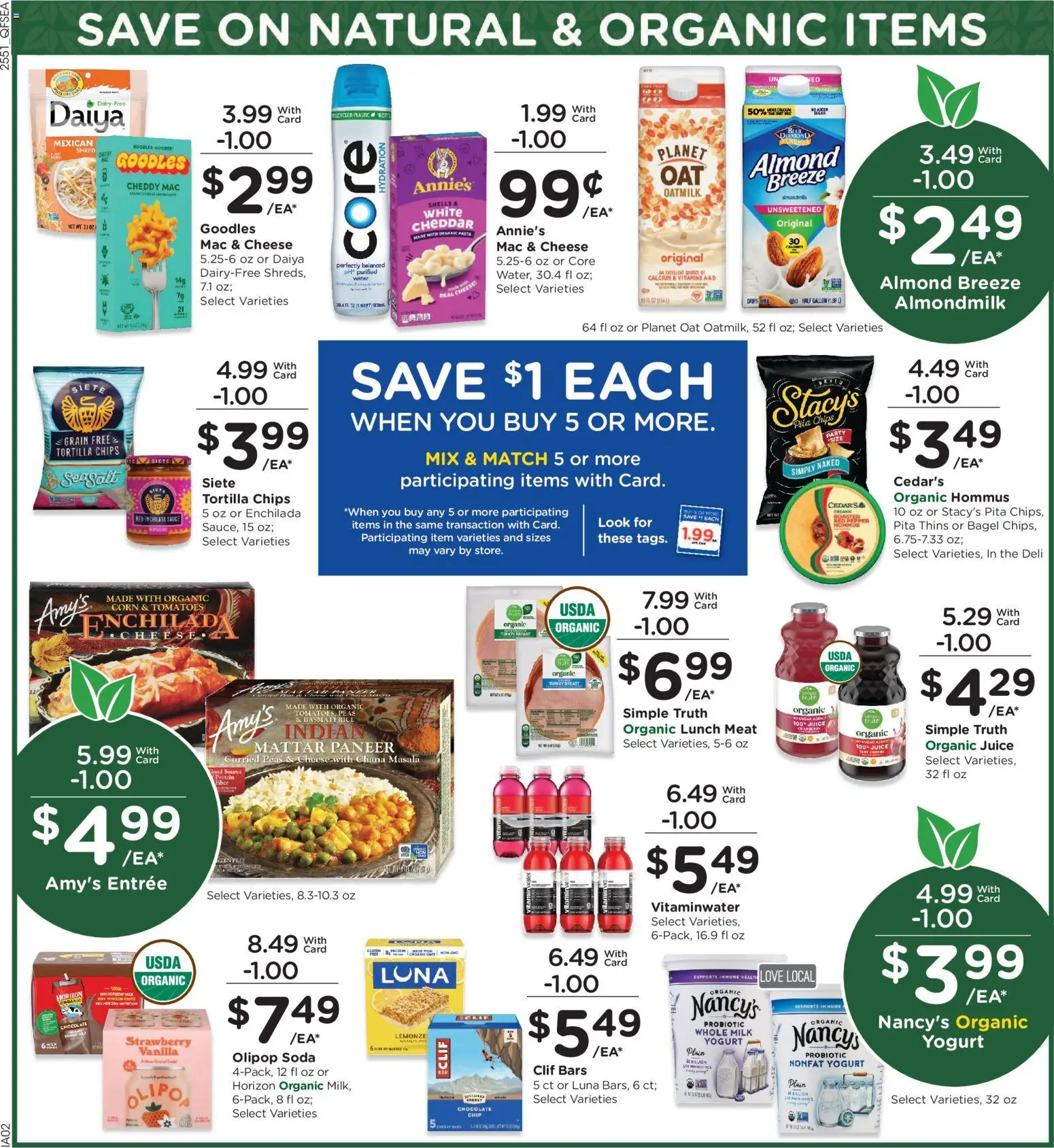 QFC Weekly Ad - WA - valid from 21.01.2026 | Page: 4 | Products: Cheese, Yogurt, Juice, Chips