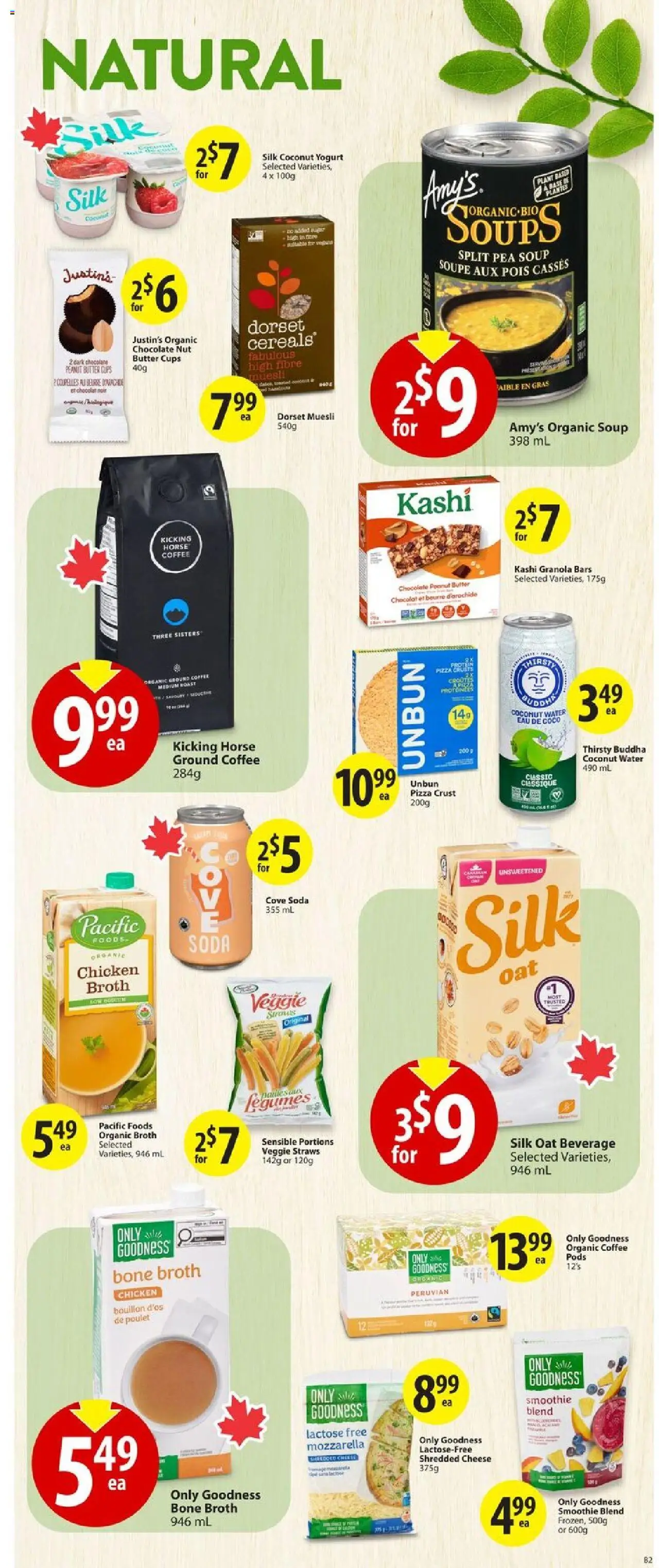 Save on foods flyer valid from 25.09.2025 | Page: 25 | Products: Yogurt, Coffee, Chocolate, Pizza