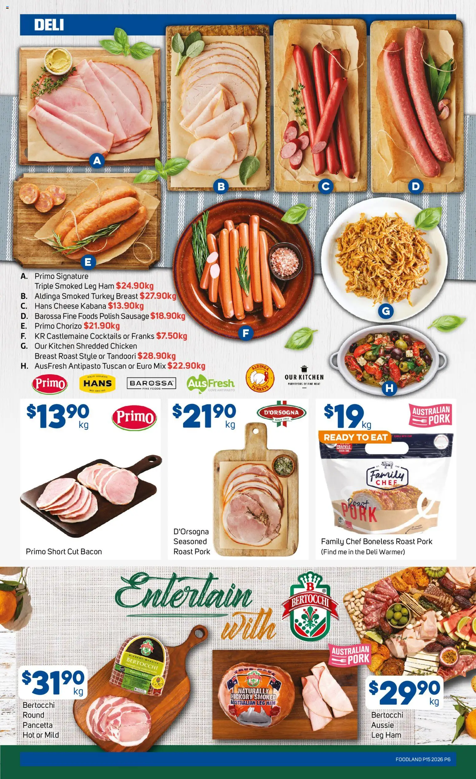 Foodland catalogue - valid from 08.04.2026 | Page: 6 | Products: Cheese, Chicken, Pork, Turkey