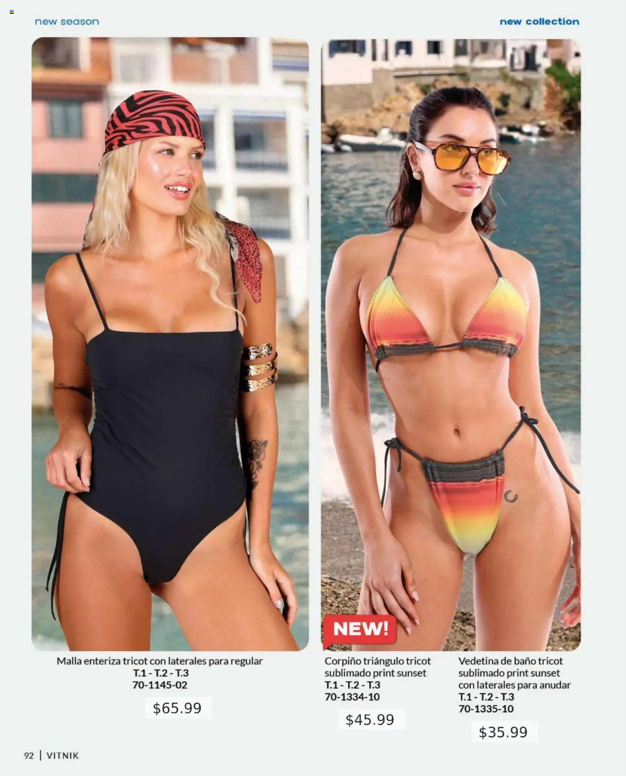 Vitnik catálogo │ válido desde el 07.10.2025 | Página: 92 | Productos: Corpiño, Enteriza, Malla, Baño