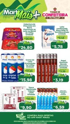 Mart Minas - Ofertas de confeitaria - Pré-Visualização do folheto da loja Mart Minas, válido de 23.09.2025