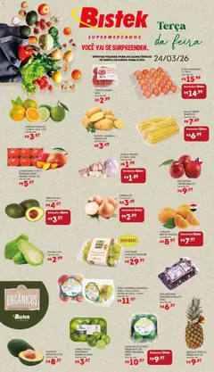 Bistek Supermercados ofertas Hortifruti - Pré-Visualização do folheto da loja Bistek Supermercados, válido de 24.03.2026