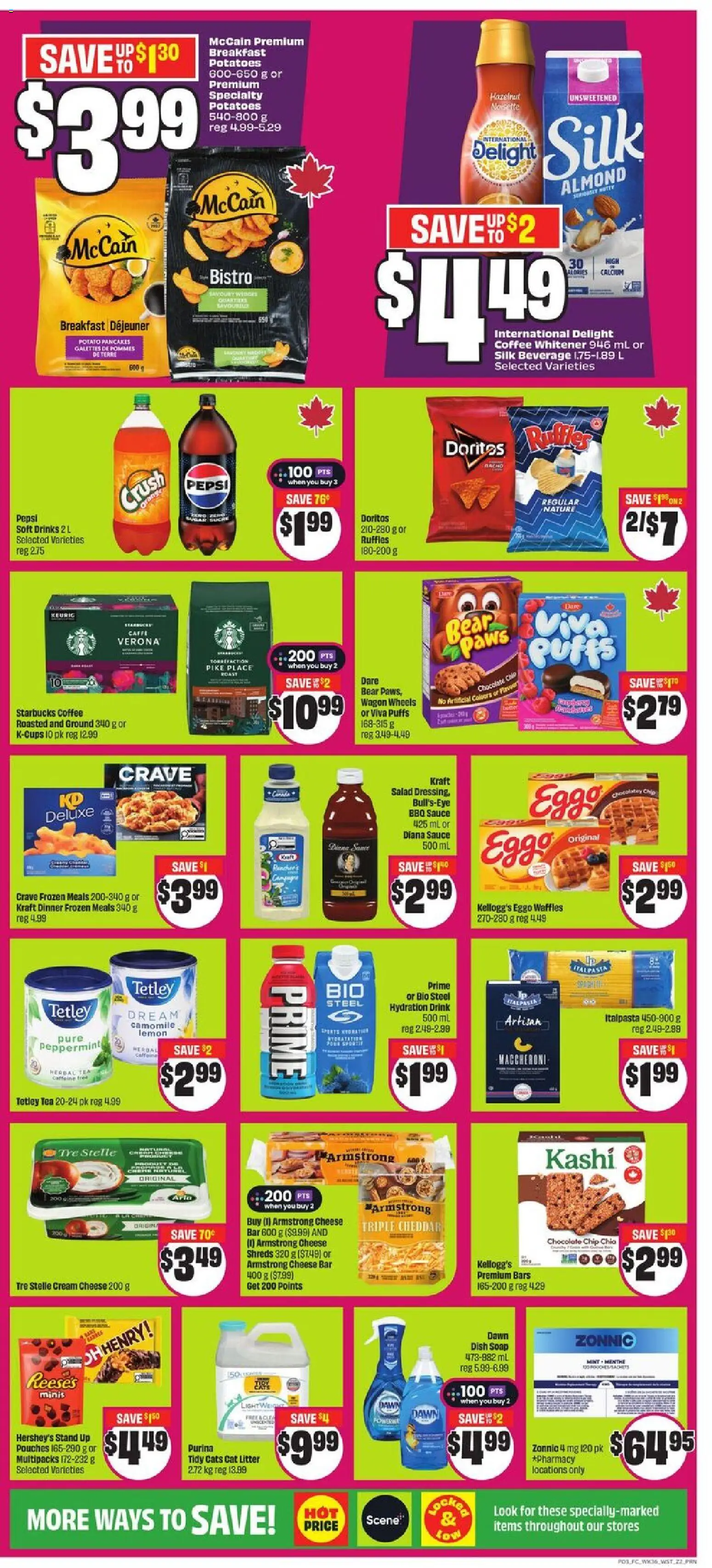 FreshCo flyer valid from 01.01.2026 | Page: 4 | Products: Potatoes, Soap, Coffee, Chocolate