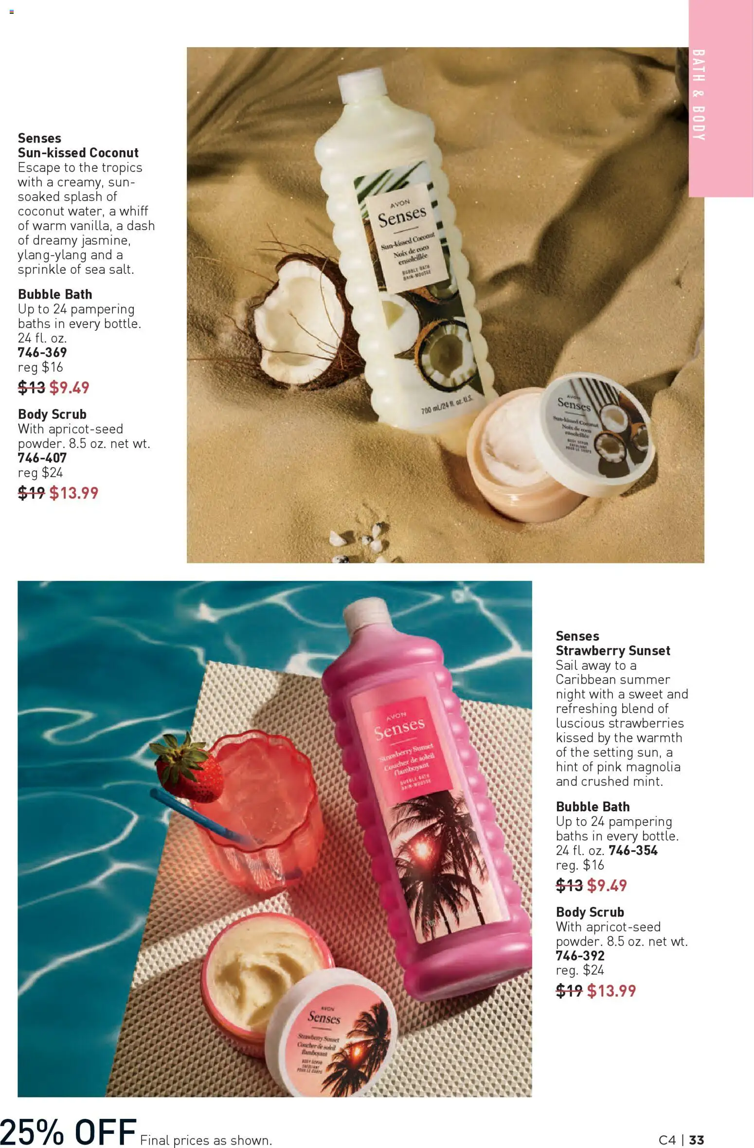 Avon Brochure - valid from 11.02.2026 | Page: 33 | Products: Bath, Strawberries