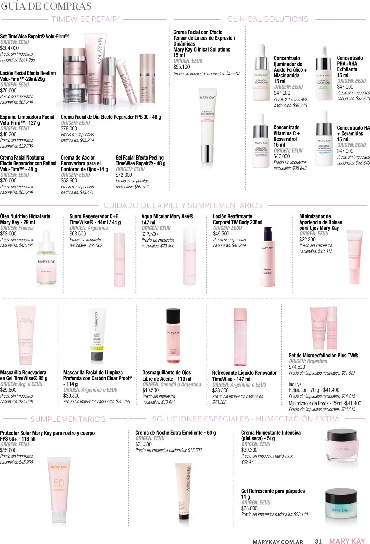 Mary Kay catálogo │ válido desde el 02.01.2026 | Página: 81 | Productos: Body, Contorno de ojos, Loción, Crema