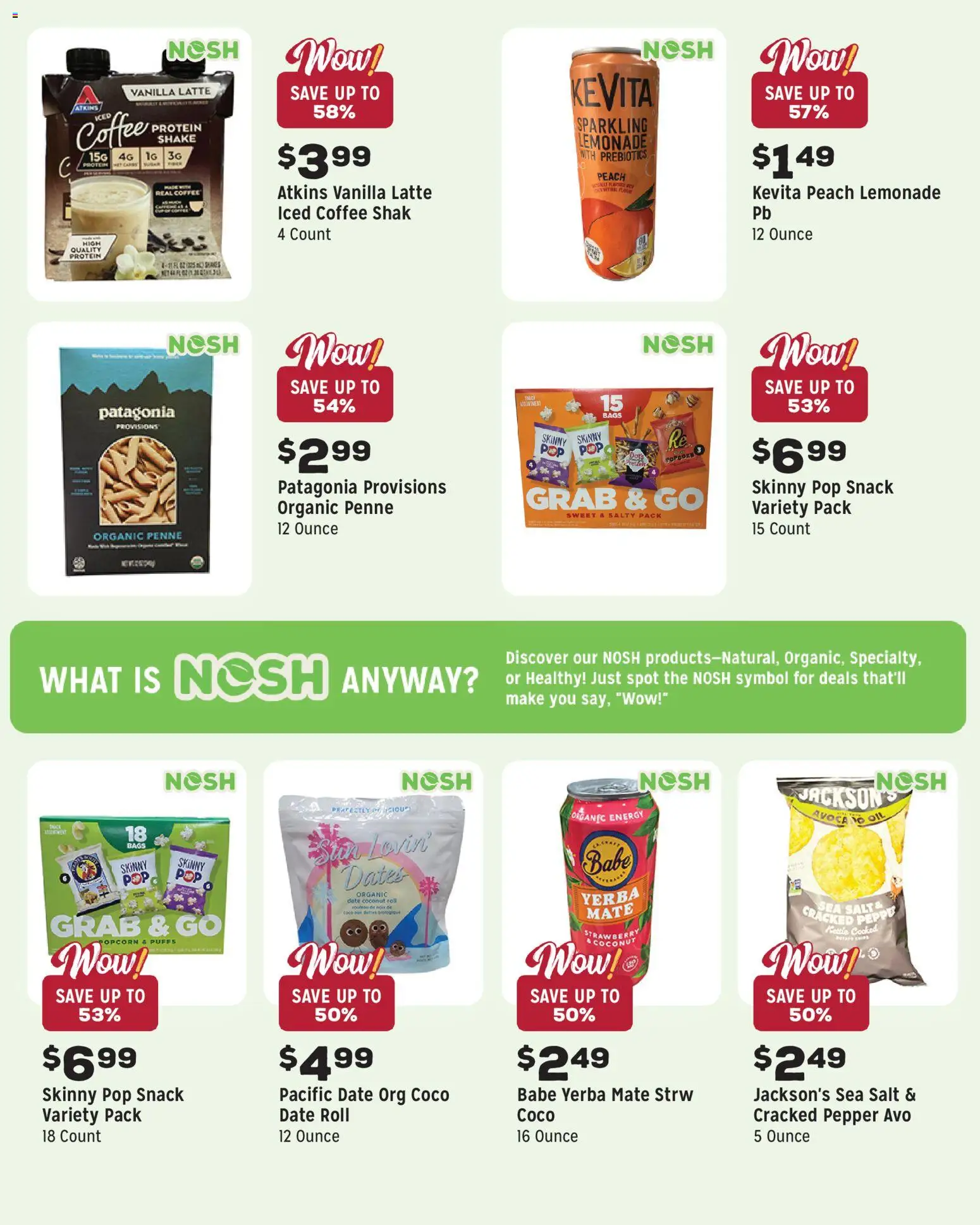 Grocery Outlet Weekly Ad - ID - valid from 08.04.2026 | Page: 8 | Products: Salt, Pepper, Peach, Date