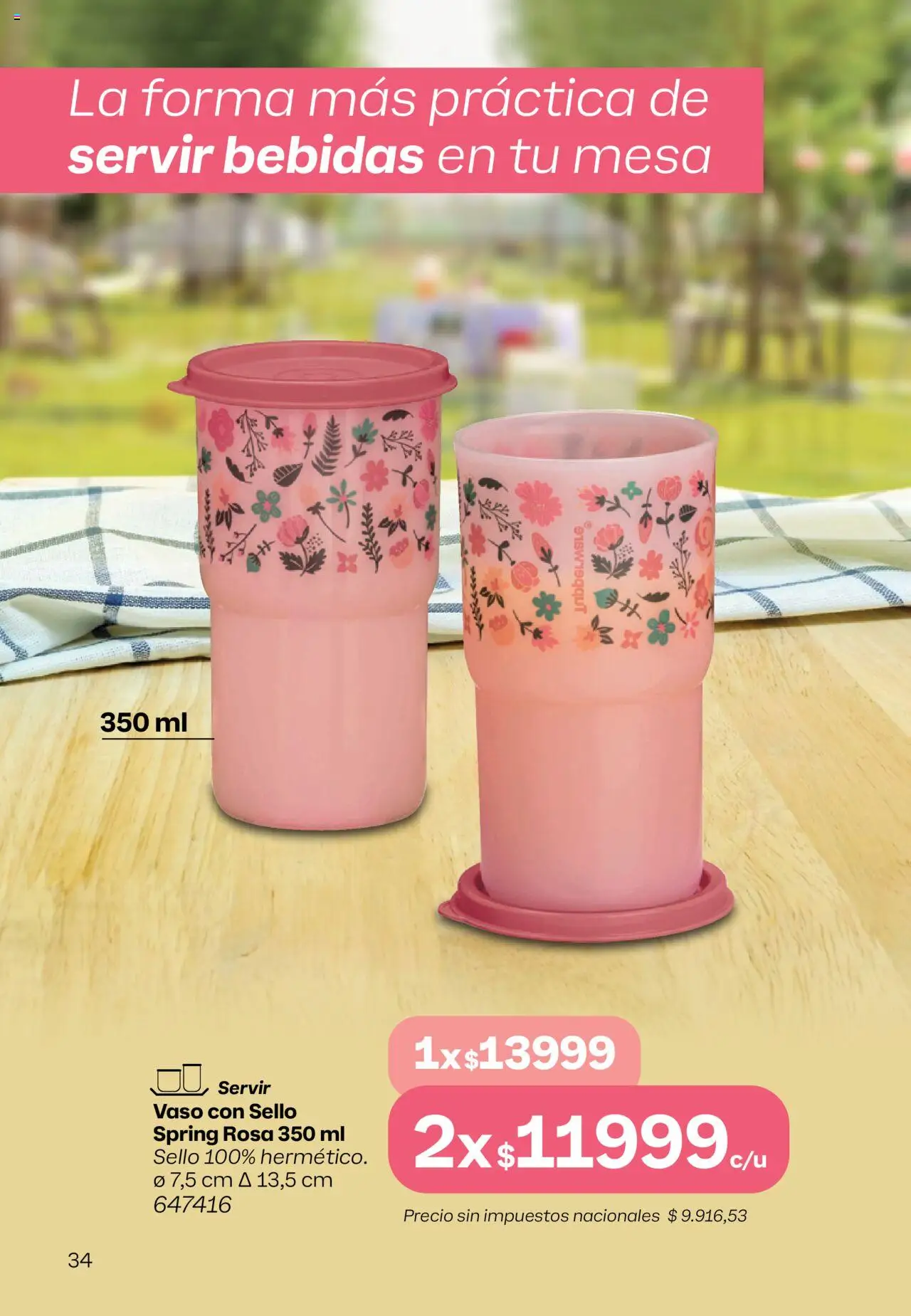 Tupperware - Campaña 16/2025 │ válido desde el 21.09.2025 | Página: 35 | Productos: Mesa
