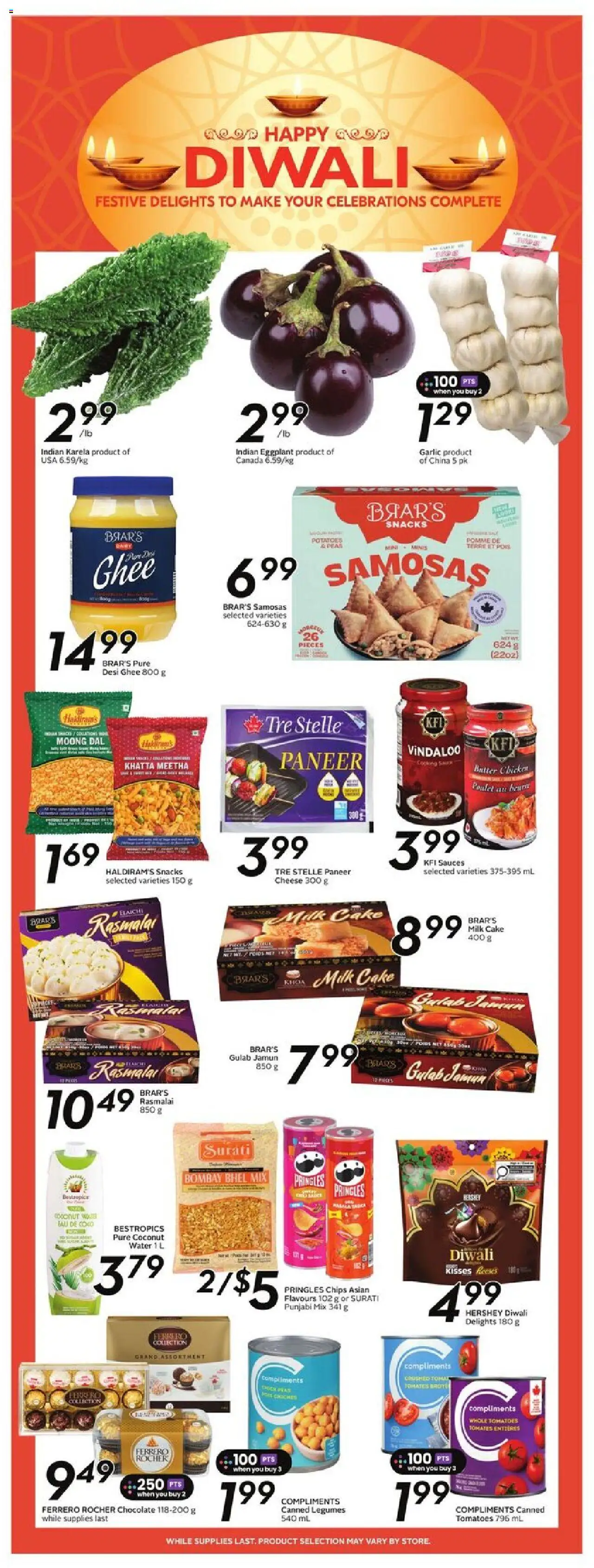 Sobeys flyer valid from 09.10.2025 | Page: 16 | Products: Potatoes, Butter, Cheese, Chicken