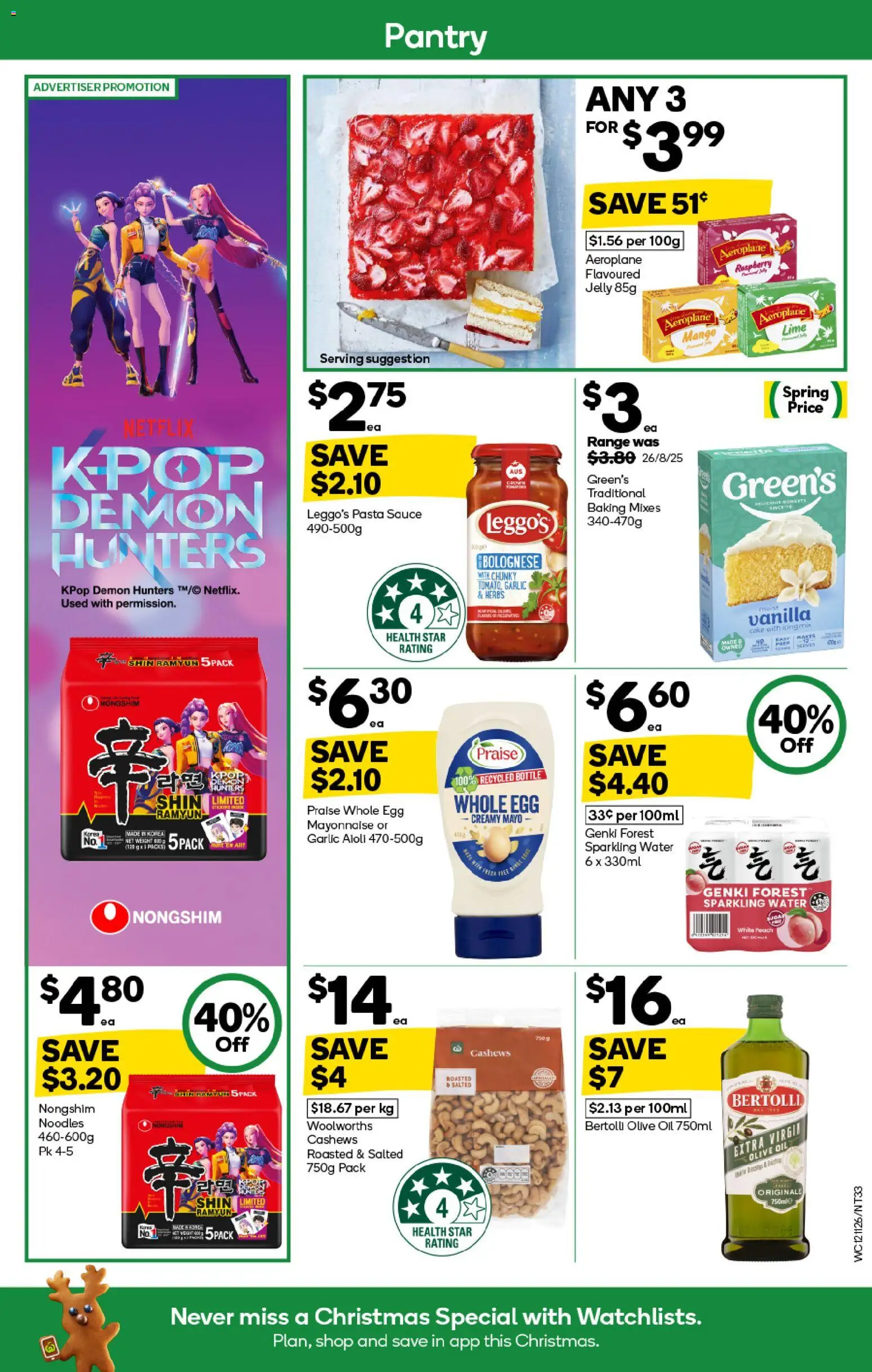 Woolworths catalogue - valid from 12.11.2025 | Page: 33 | Products: Mango, Peach, Lime, Raspberry