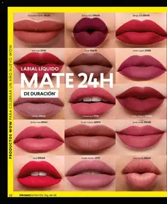 Catálogo CyZone Campaña 1 válido desde el 01.01.2026 | Página: 22 | Productos: Mate, Labial