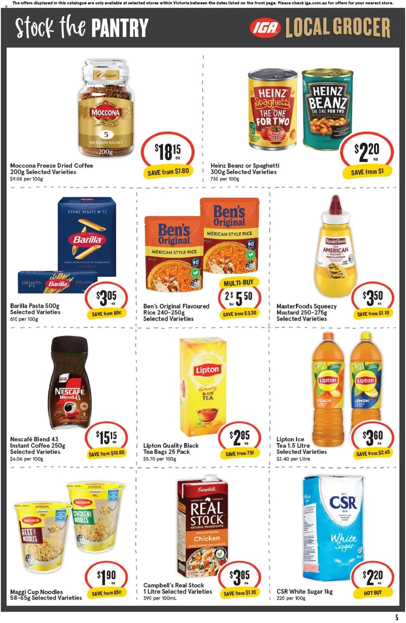 IGA catalogue - valid from 07.01.2026 | Page: 5 | Products: Onions, Grapes