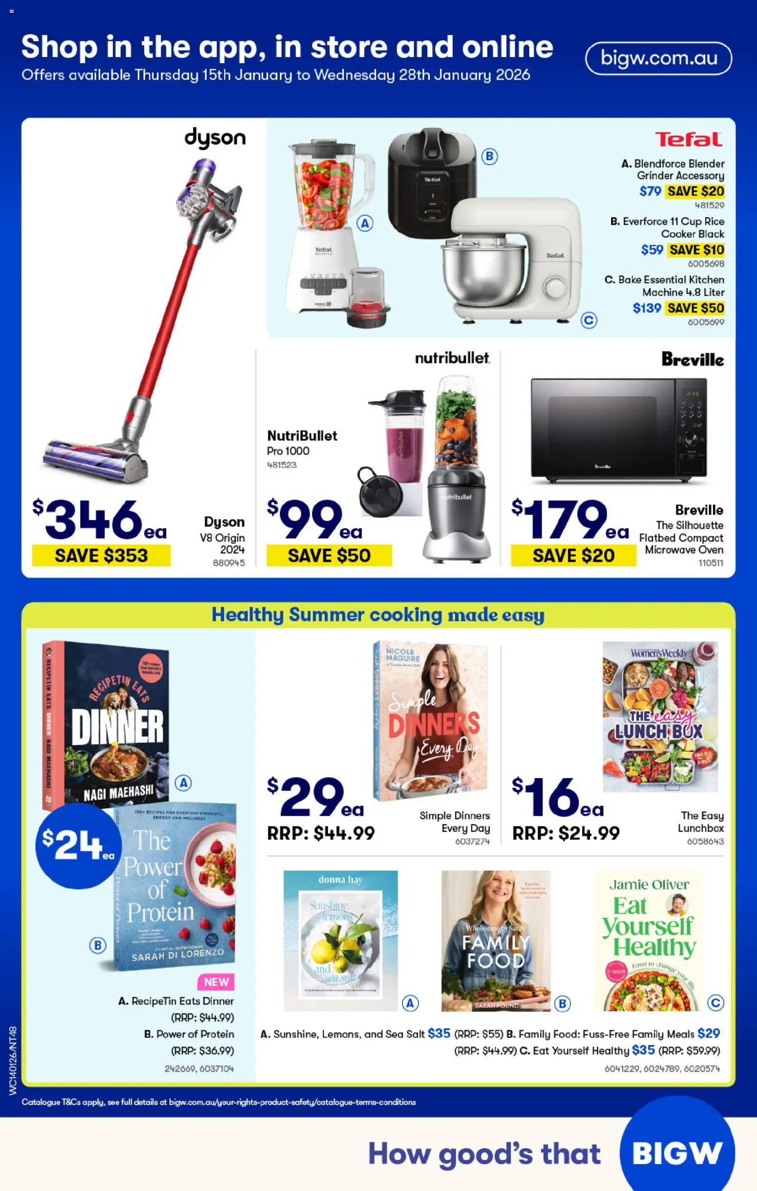 Woolworths catalogue - valid from 14.01.2026 | Page: 48 | Products: Box, Rice cooker, Microwave, Grinder