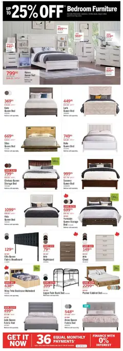 Preview of The Brick - Black Friday  from shop The Brick valid from 02.12.2025 | Page: 10 | Products: Bed, Mattress, Cabinet, Mirror