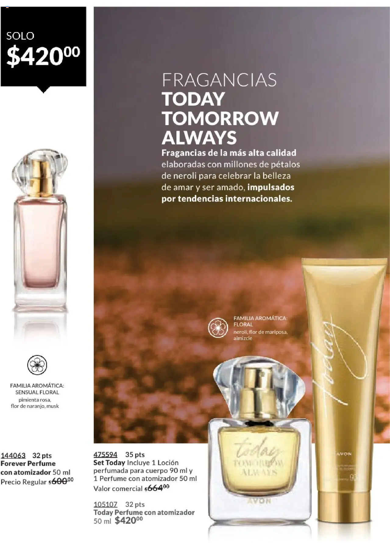 Nuevas ofertas de AVON válidas en toda la República Mexicana desde el 17.03.2025. ¡Encuentra las mejores ofertas en AVON campaña 7 2025! | Página: 133 | Productos: Pimienta, Loción, Perfume