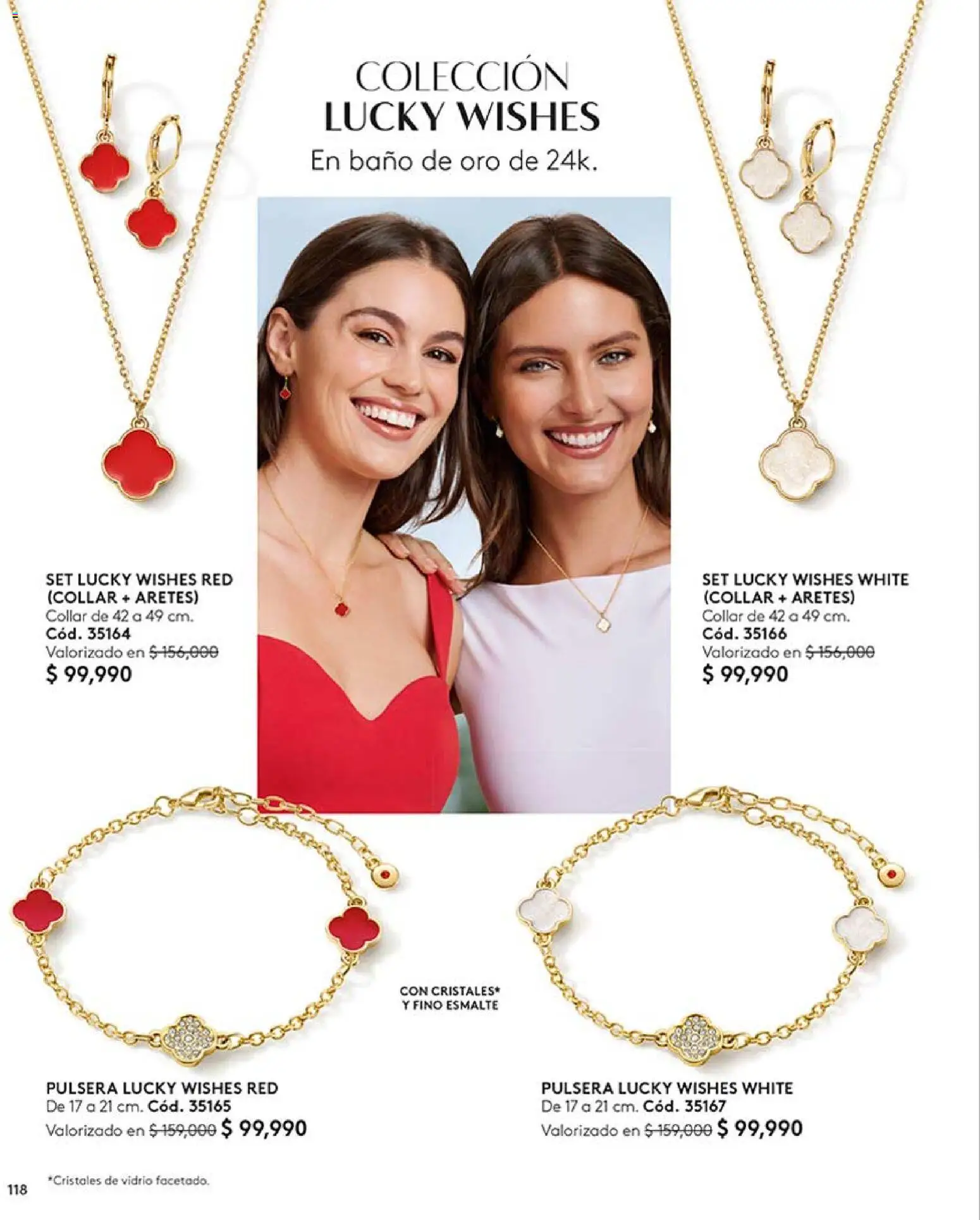 Ésika revista - valida desde el 03.04.2026 | Página: 118 | Productos: Aretes, Pulsera, Baño, Collar