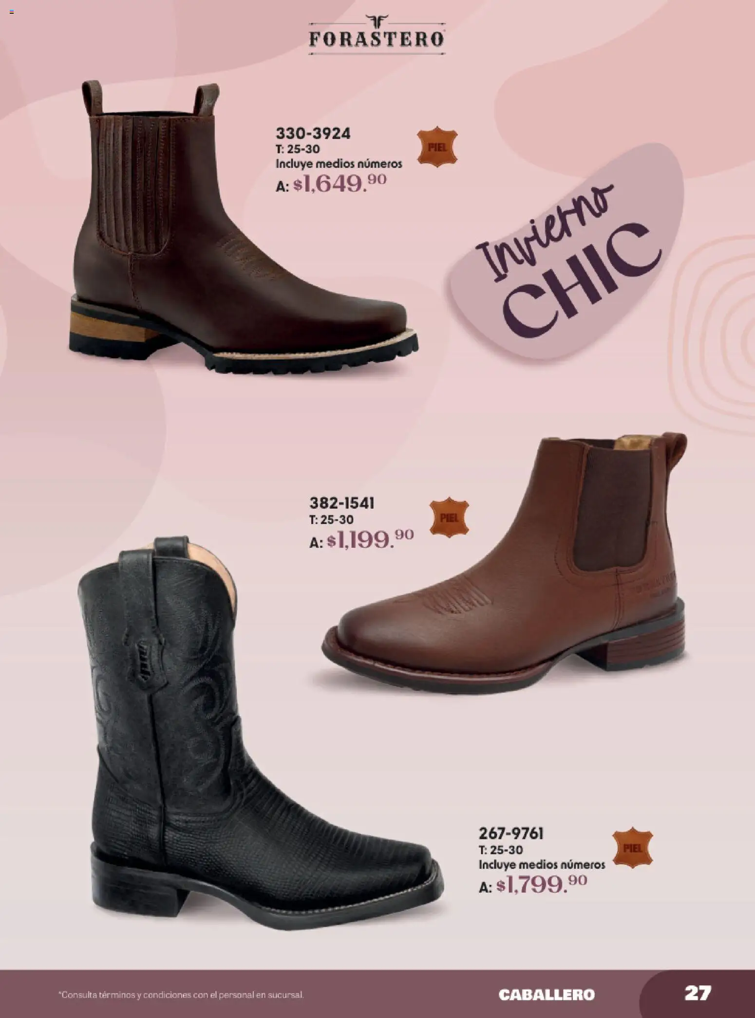 Nuevas ofertas de Andrea válidas en toda la República Mexicana desde el 19.10.2025. ¡Encuentra las mejores ofertas en Andrea catálogo Lo Más Abrigador! | Página: 27