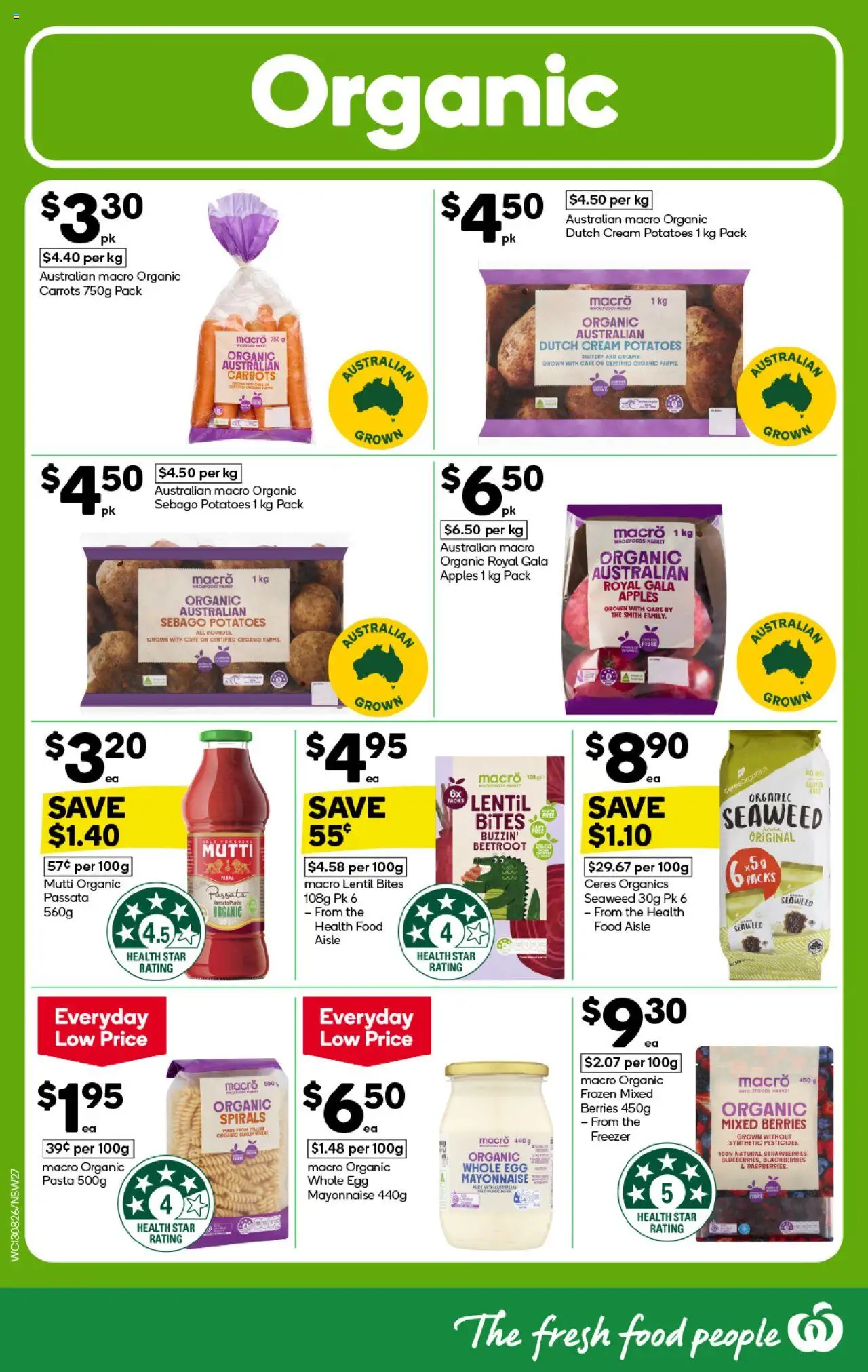 Woolworths catalogue - valid from 27.08.2025 | Page: 27 | Products: Apples, Carrots, Cream, Potatoes