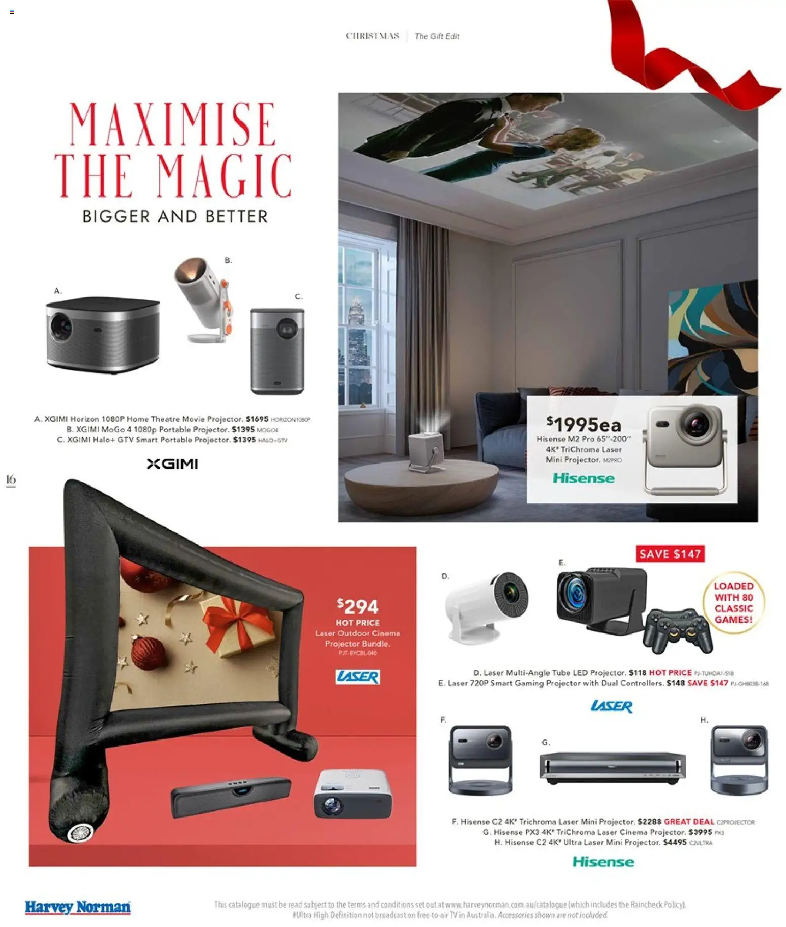 Harvey Norman catalogue - valid from 05.12.2025 | Page: 16 | Products: Accessories, Tv, Projector, Portable