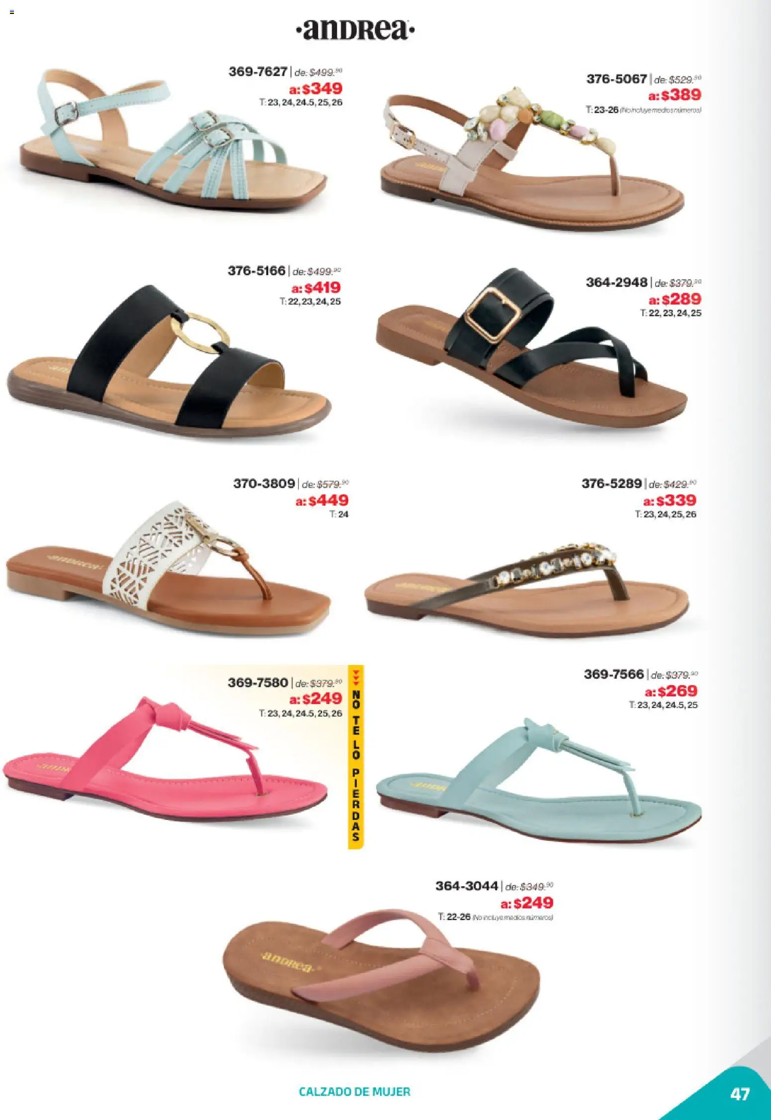 Nuevas ofertas de Andrea válidas en toda la República Mexicana desde el 02.11.2025. ¡Encuentra las mejores ofertas en Andrea catálogo Outlet! | Página: 47