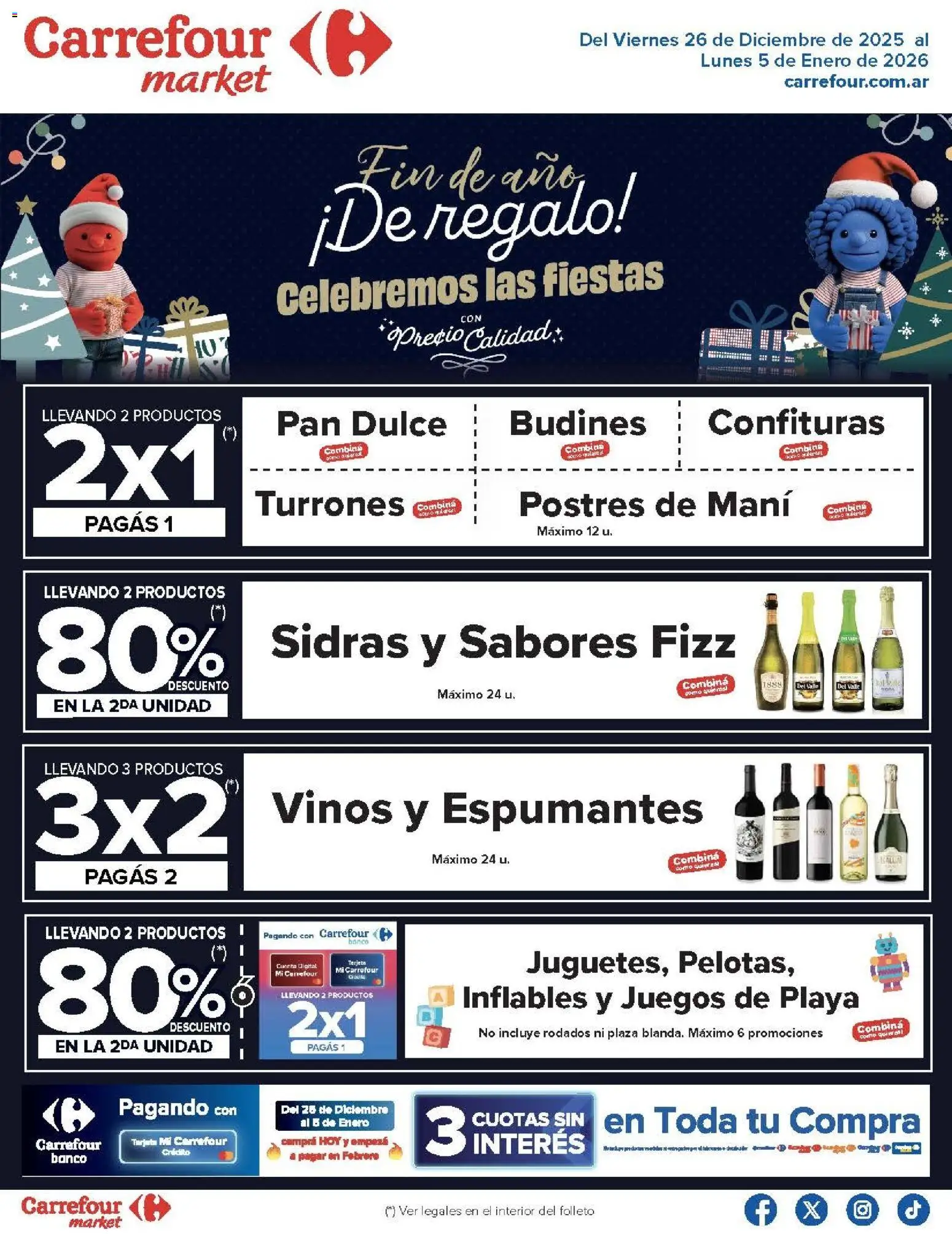 Carrefour Market catálogo │ válido desde el 26.12.2025 | Página: 1 | Productos: Banco, Mani, Pan