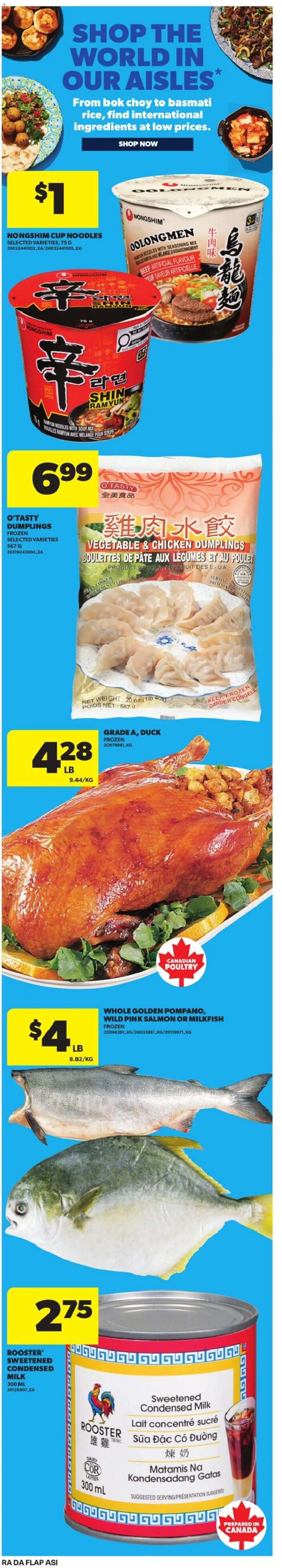 Atlantic Superstore flyer valid from 16.04.2026 | Page: 7 | Products: Noodles, Beef, Milk, Chicken